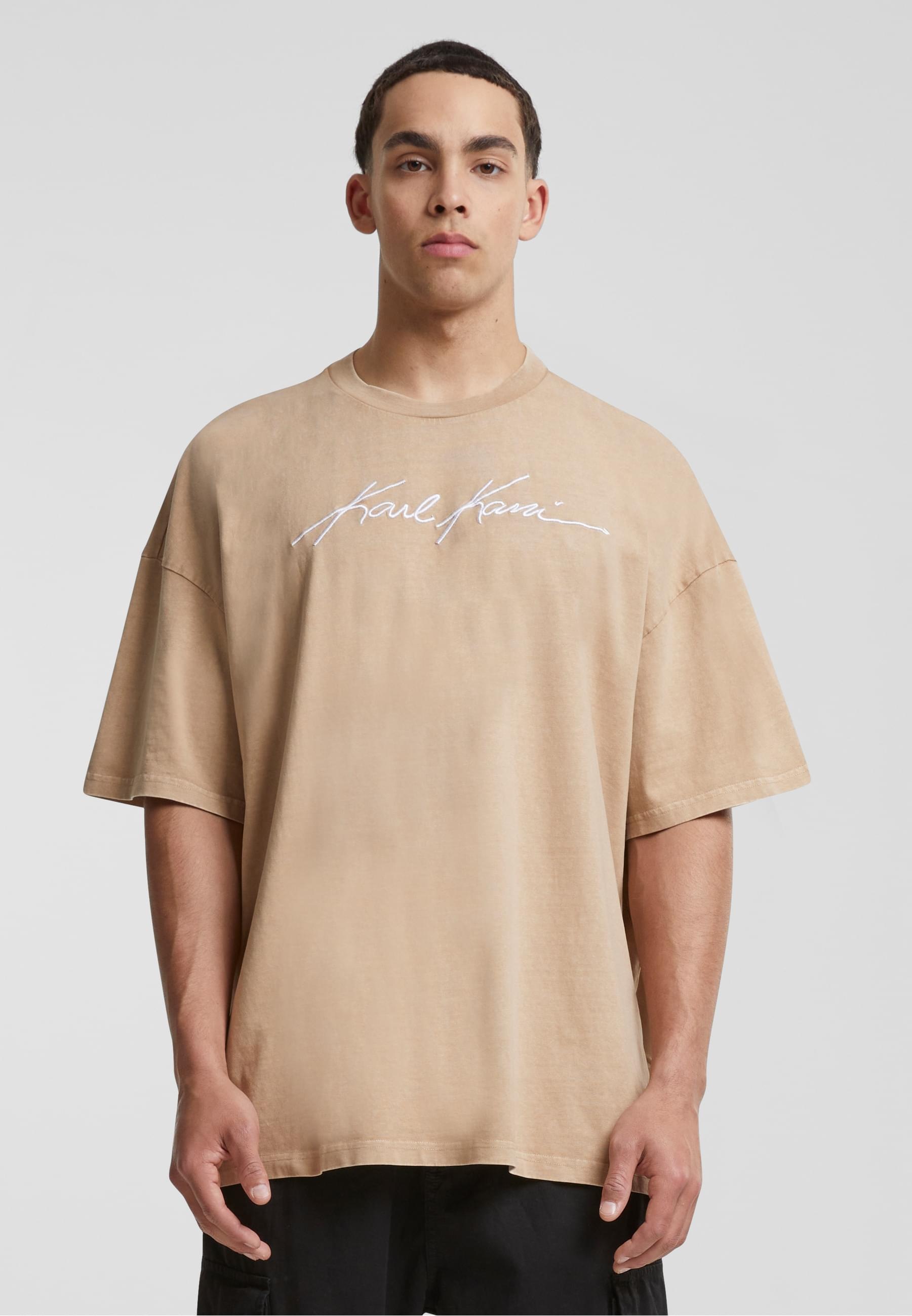 Karl Kani T-Shirt »Karl Kani KK Autograph Washed Boxy Tee«, (1 tlg.)