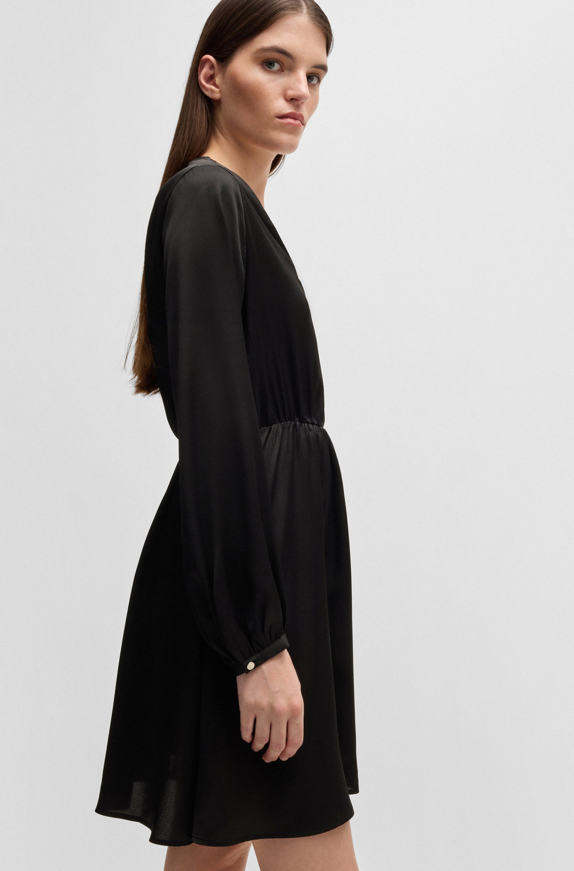 BOSS ORANGE Blusenkleid »C_Doria«, in A-Linien Form