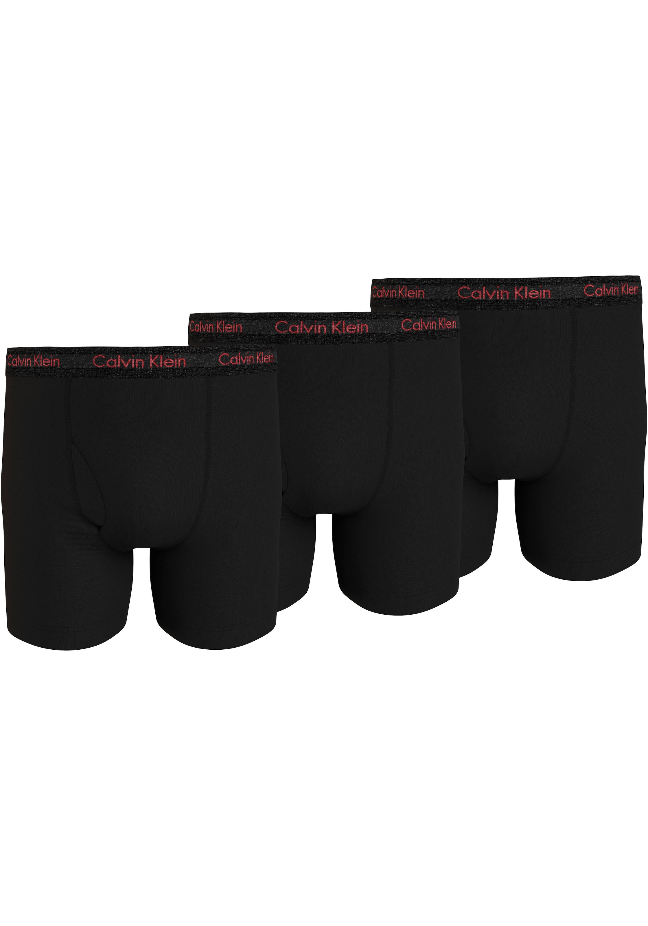 Calvin Klein Underwear Boxer »BOXER BRIEF 3PK«, (Packung, 3 St., 3er), mit praktischem Eingriff