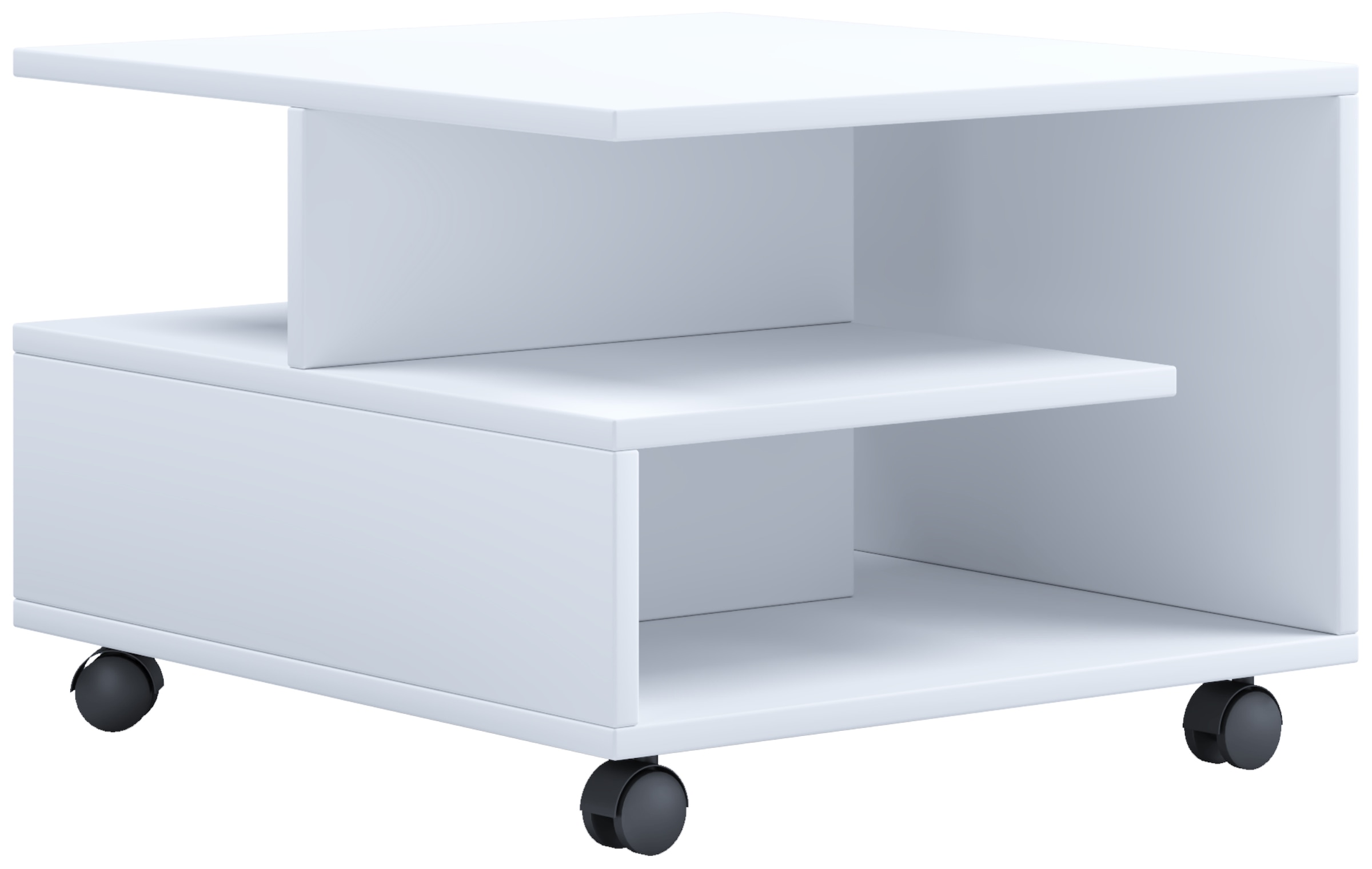 VCM Couchtisch »VCM Holz Couchtisch Sofatisch Wohnzimmertisch Rollen rollbar Kaffeetisch Stango S«, (Stango)