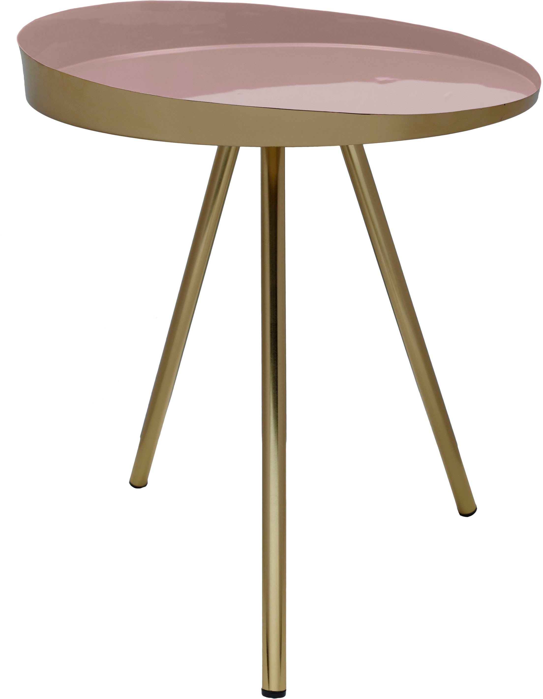 Kayoom Beistelltisch »Morrison, runder Beistelltisch, edler Look«, (1 St.), Dekorativ, glanzvolle Lackierung, stilvolles Design