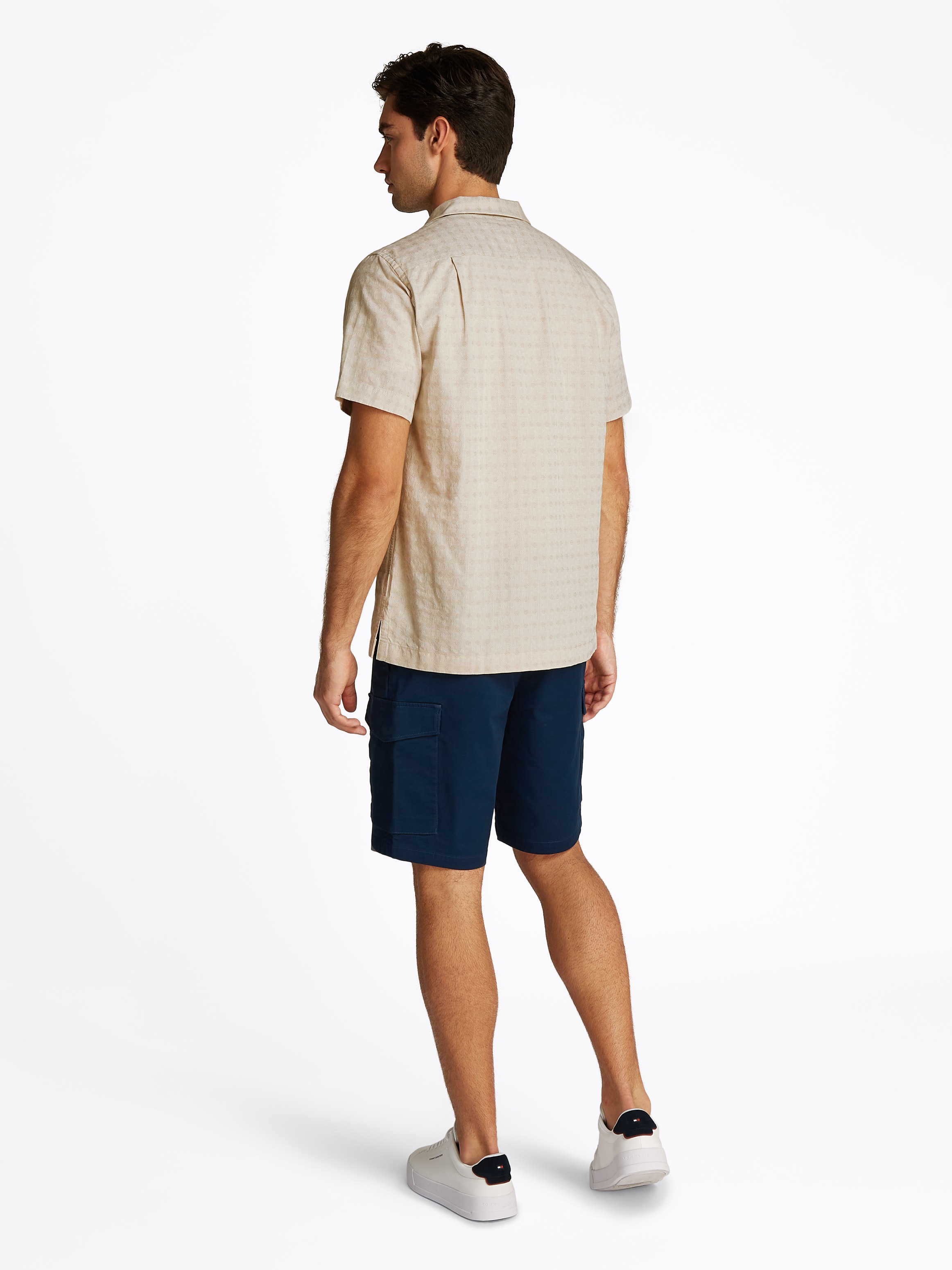 Tommy Hilfiger Kurzarmhemd »COTTON LINEN DOBBY SS RF SHIRT«
