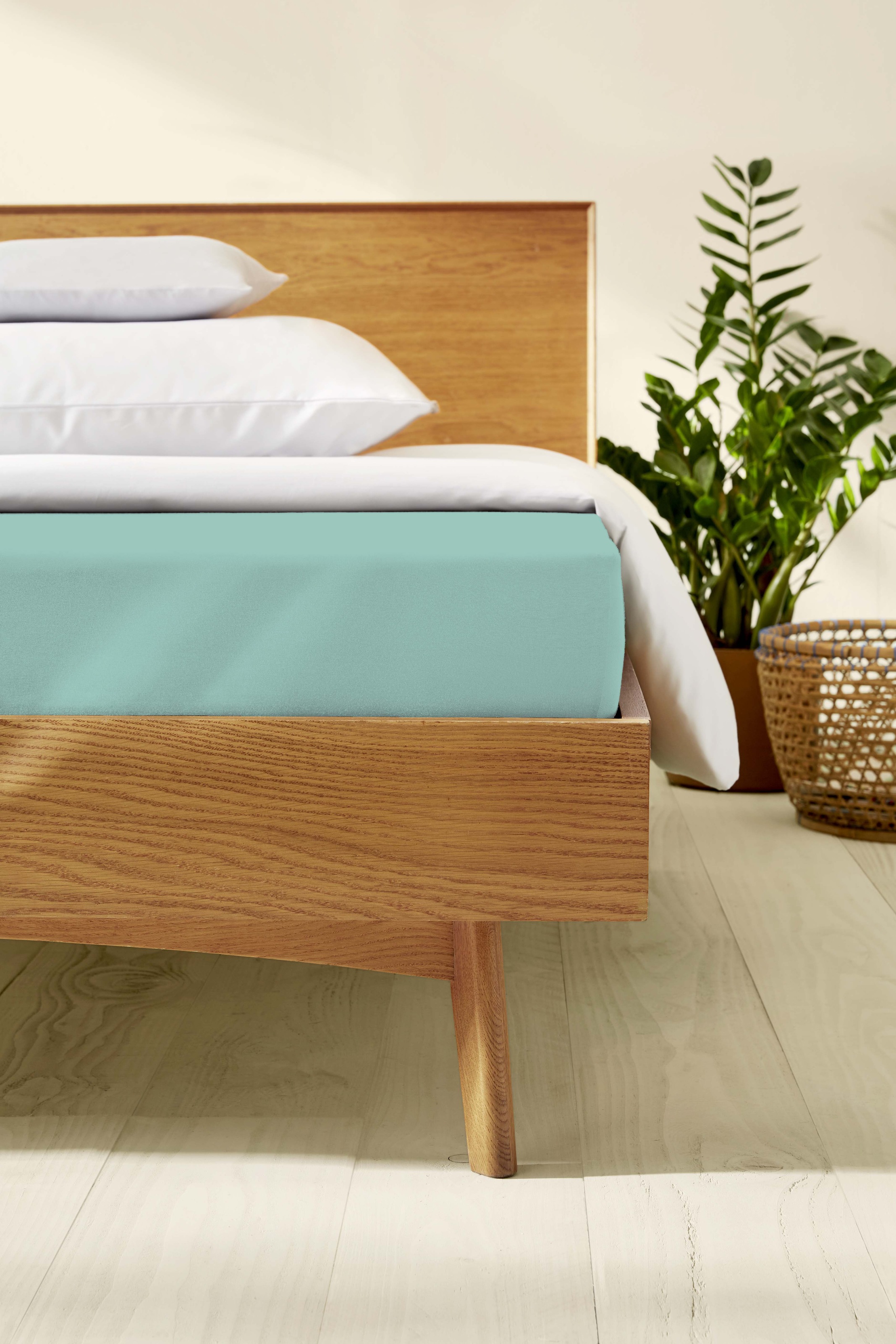 Kaeppel Spannbettlaken »Single Jersey Mako Cotton«, Bettlaken aus 100% Baumwolle