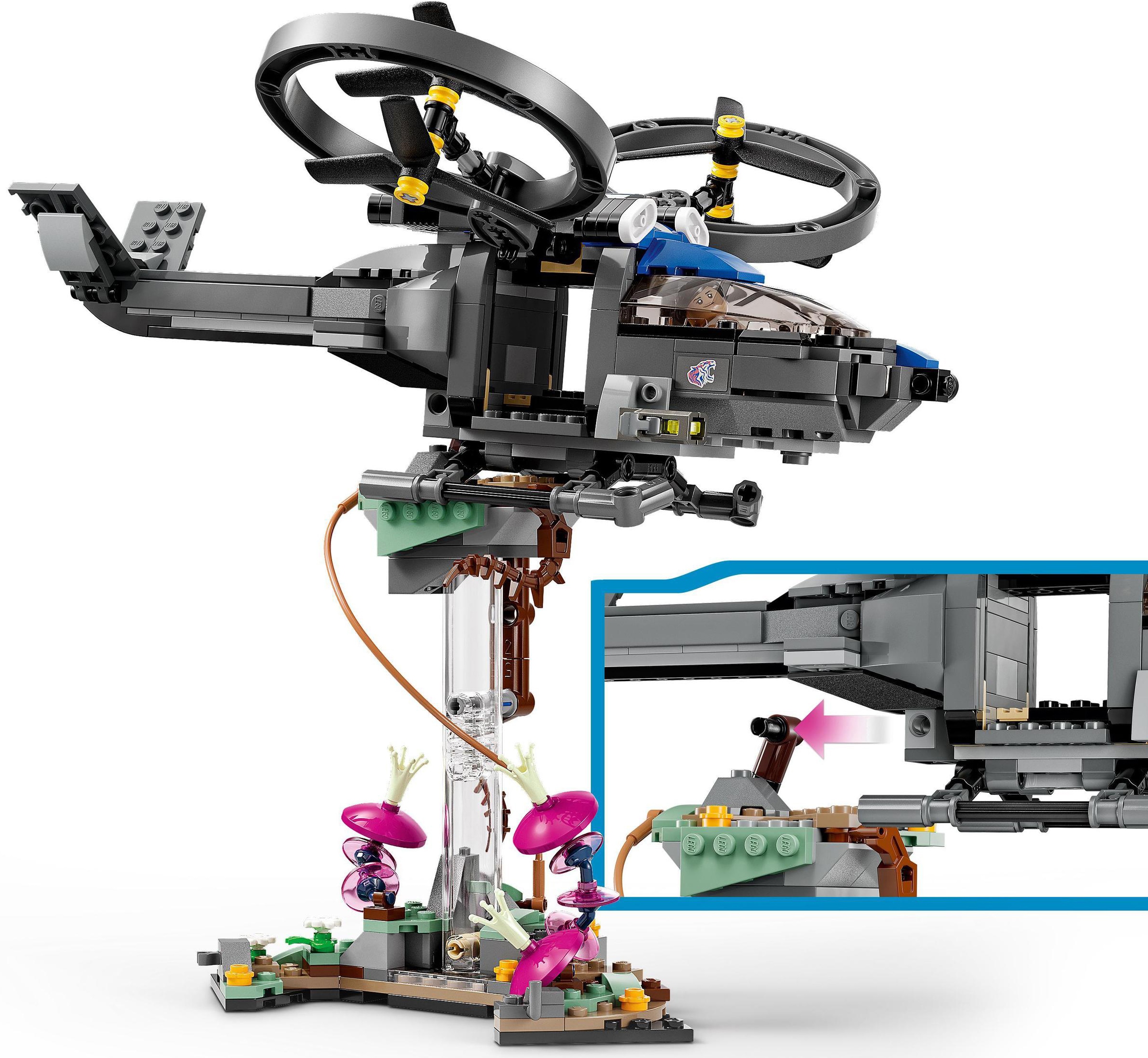 LEGO® Konstruktionsspielsteine »Schwebende Berge: Site 26 und RDA Samson (75573), LEGO® Avatar«, (887 St.), Made in Europe