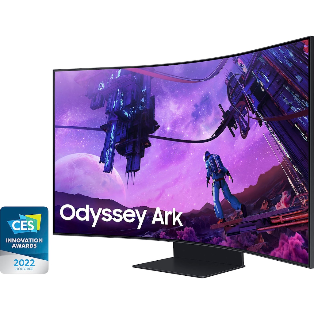 Samsung Curved-Gaming-LED-Monitor »Odyssey Ark S55BG970NU«, 138 cm/55 Zoll, 3840 x 2160 px, 4K Ultra HD, 1 ms Reaktionszeit, 165 Hz