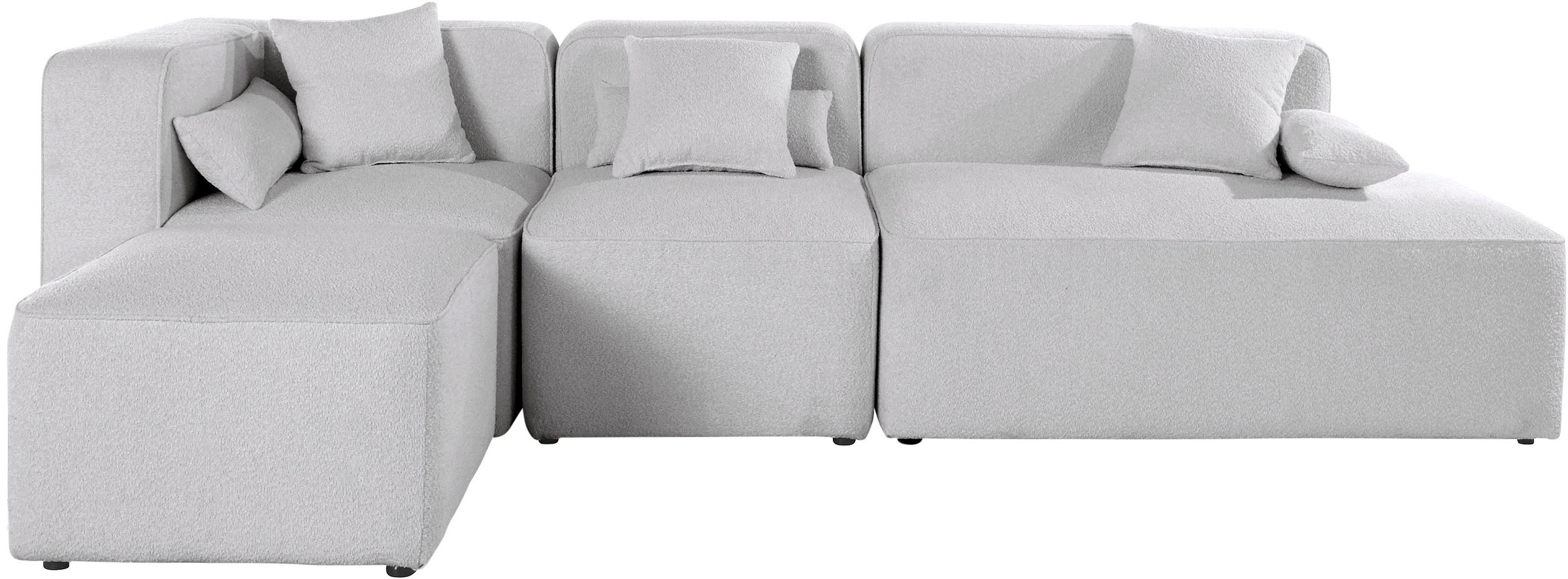 Home affaire Ecksofa "Sundstrup L-Form" Modulserie, individuelle Zusammenst günstig online kaufen