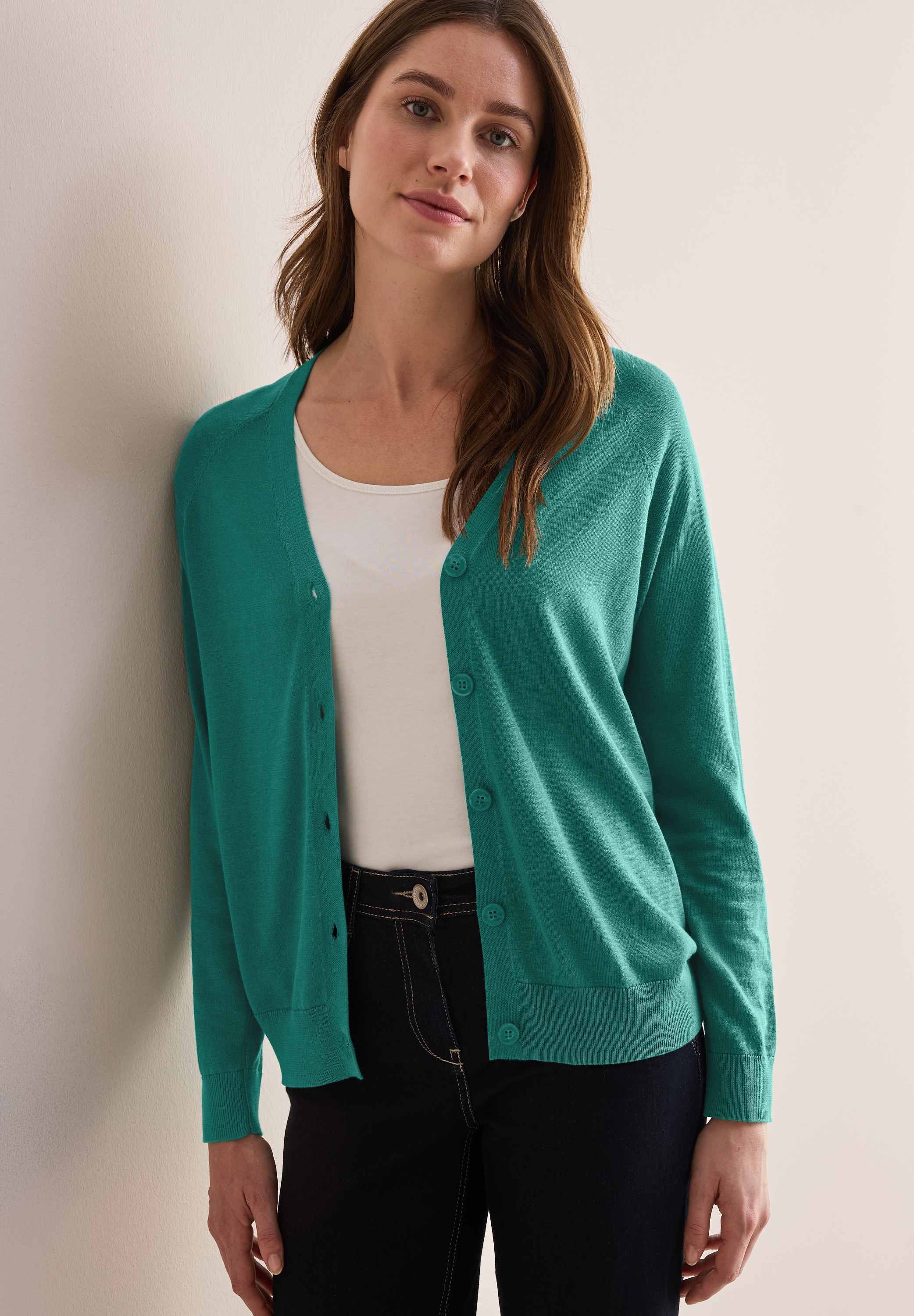 Cecil Cardigan mit Knopfleiste