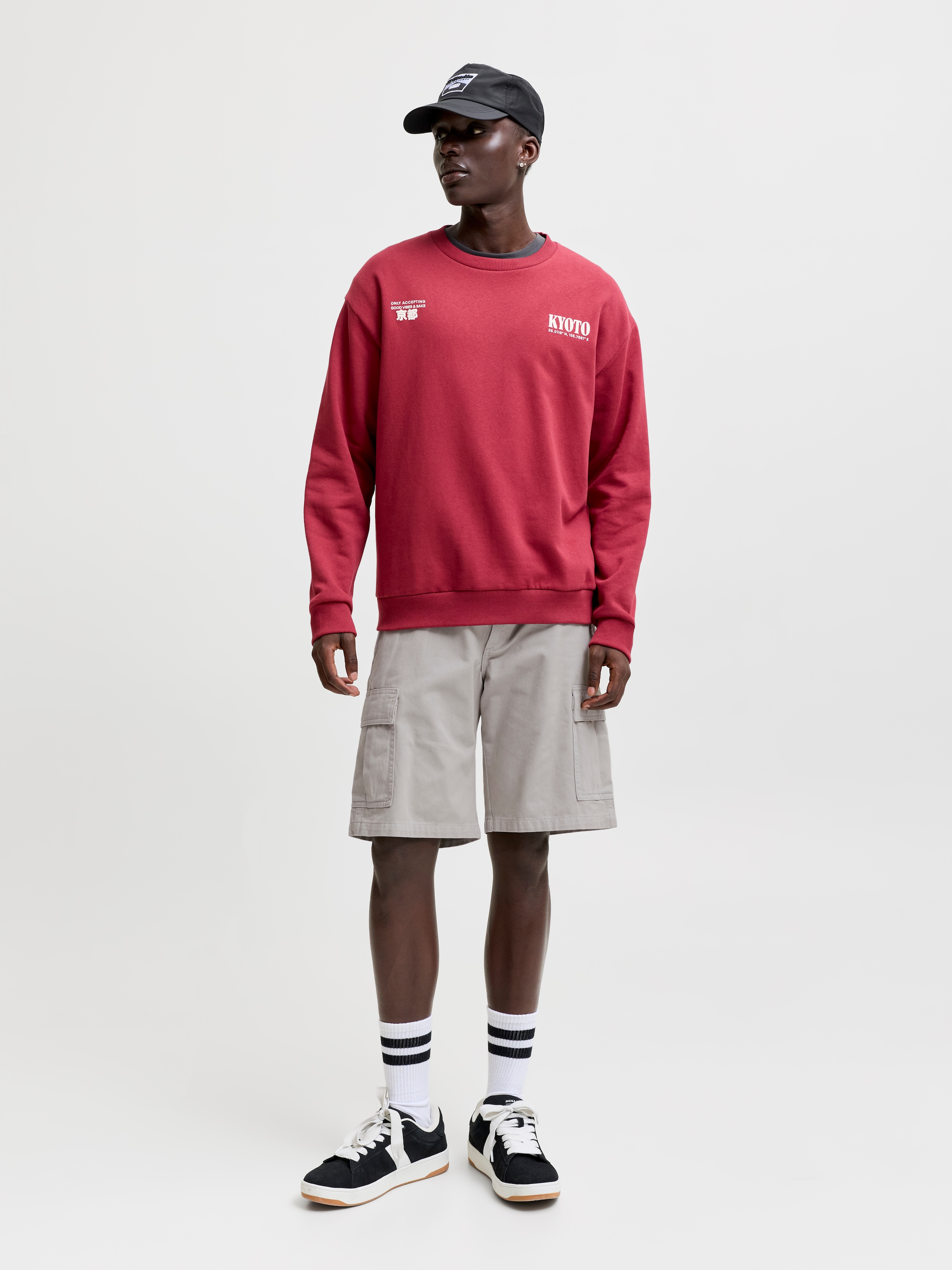 Jack & Jones Cargoshorts »JPSTCOLE HUDSON BELTED CARGO SHORTS MID«