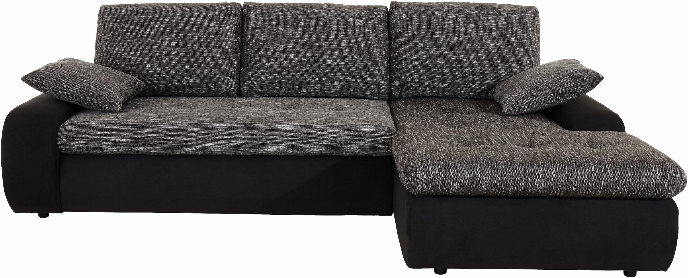 TRENDMANUFAKTUR Ecksofa "Indie, modern und bequem, Materialmix, L-Form", wa günstig online kaufen