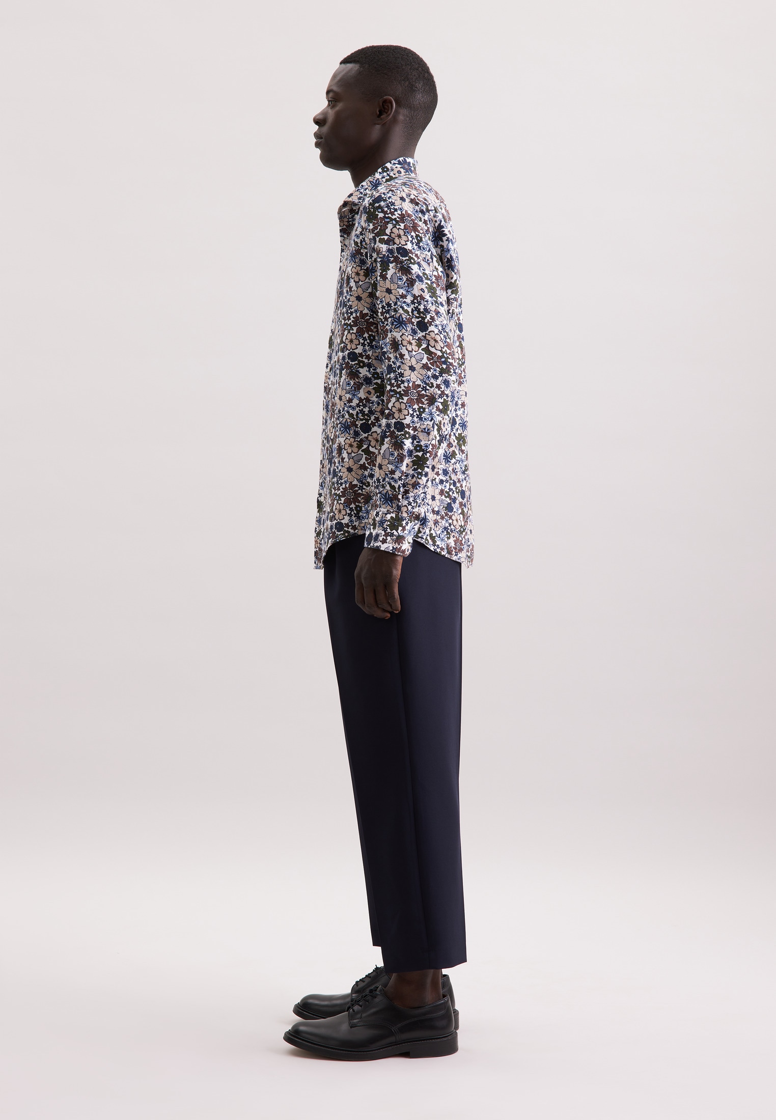 seidensticker Businesshemd »Slim«, Slim Langarm Kentkragen Floral