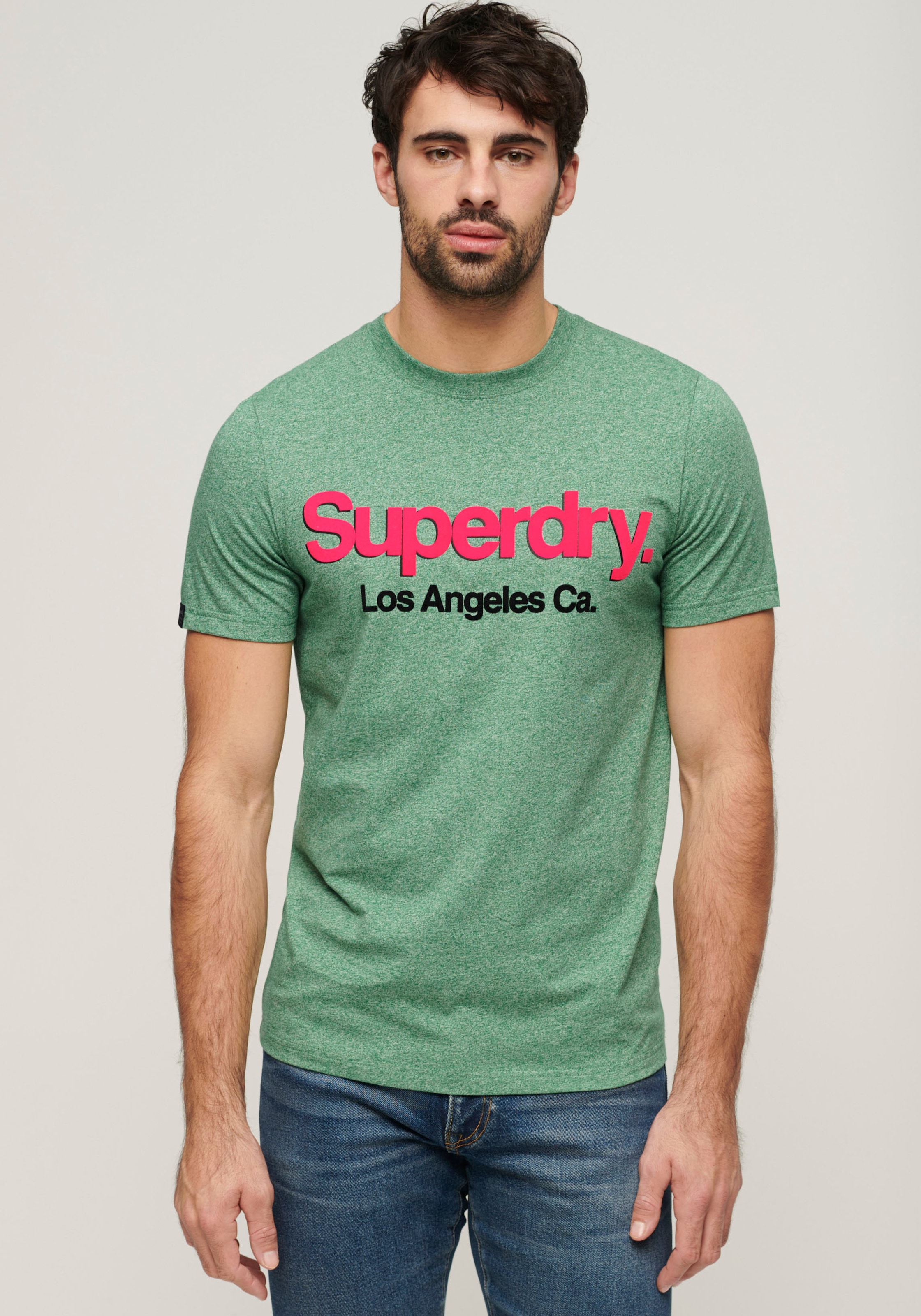 Superdry Print-Shirt "SD-CORE LOGO CLASSIC WASHED TEE"
