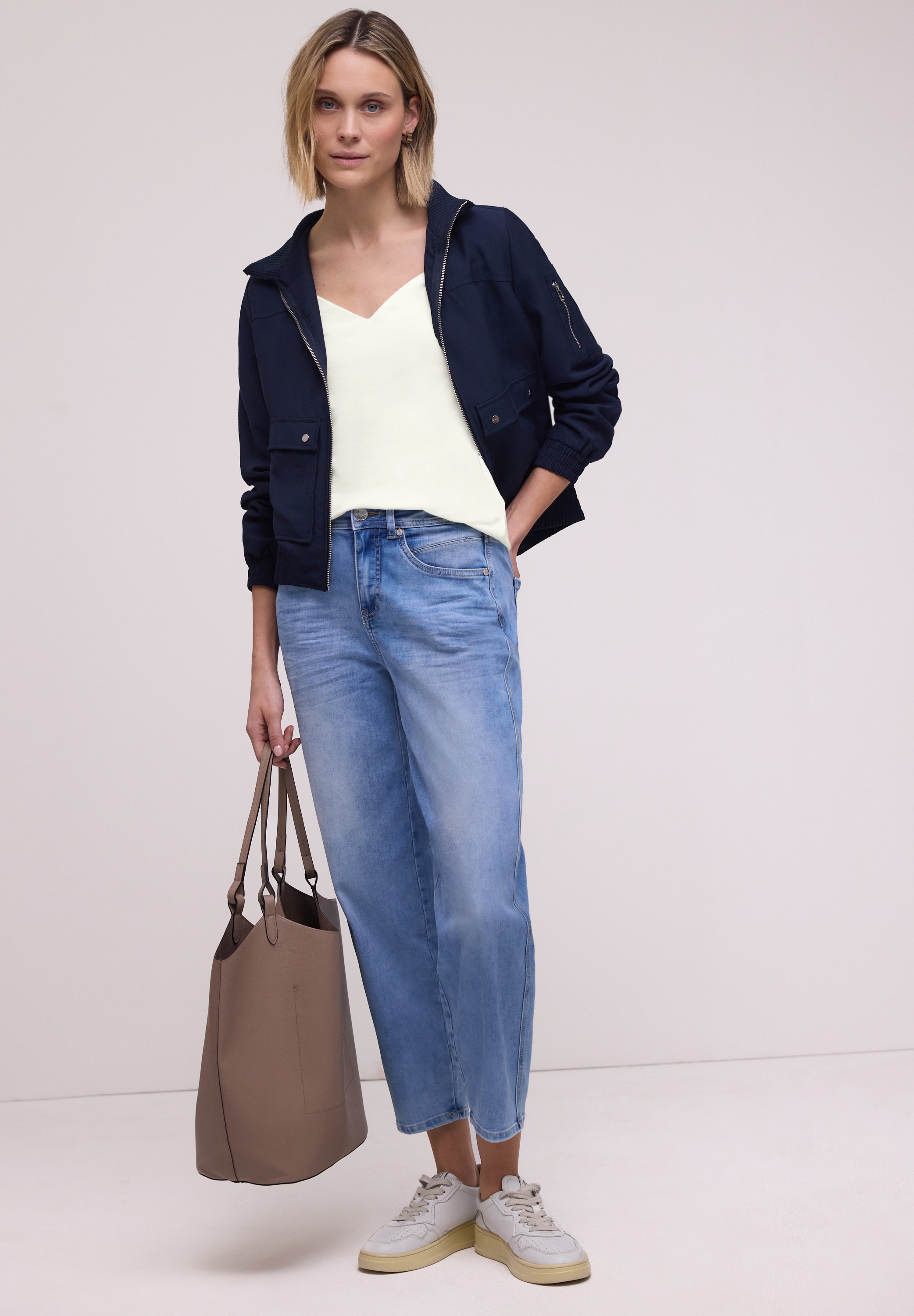 STREET ONE T-Shirt im soften Baumwoll-Mix