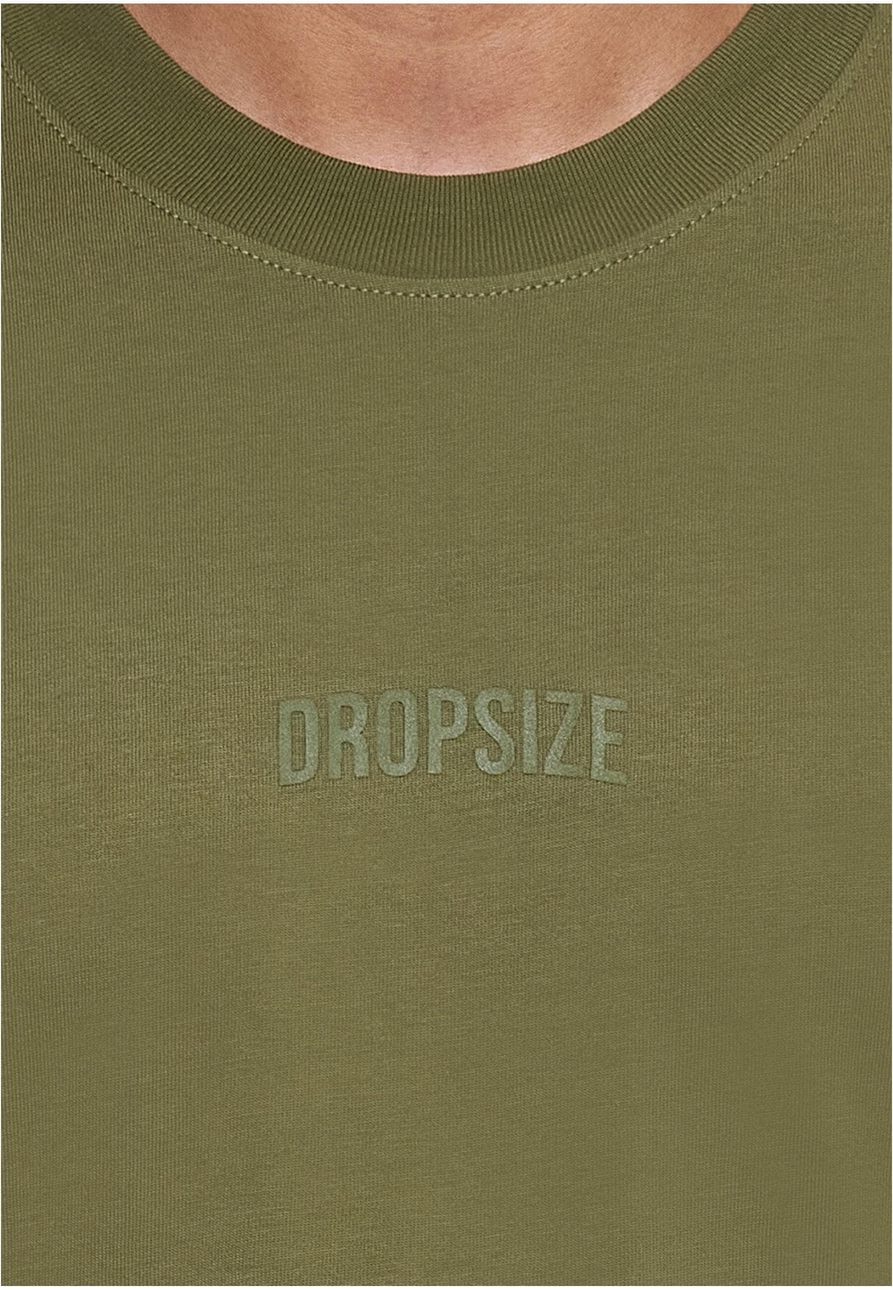 Dropsize T-Shirt »Dropsize Herren Heavy Oversize Curved Hd Logo T-Shirt«, (1 tlg.)