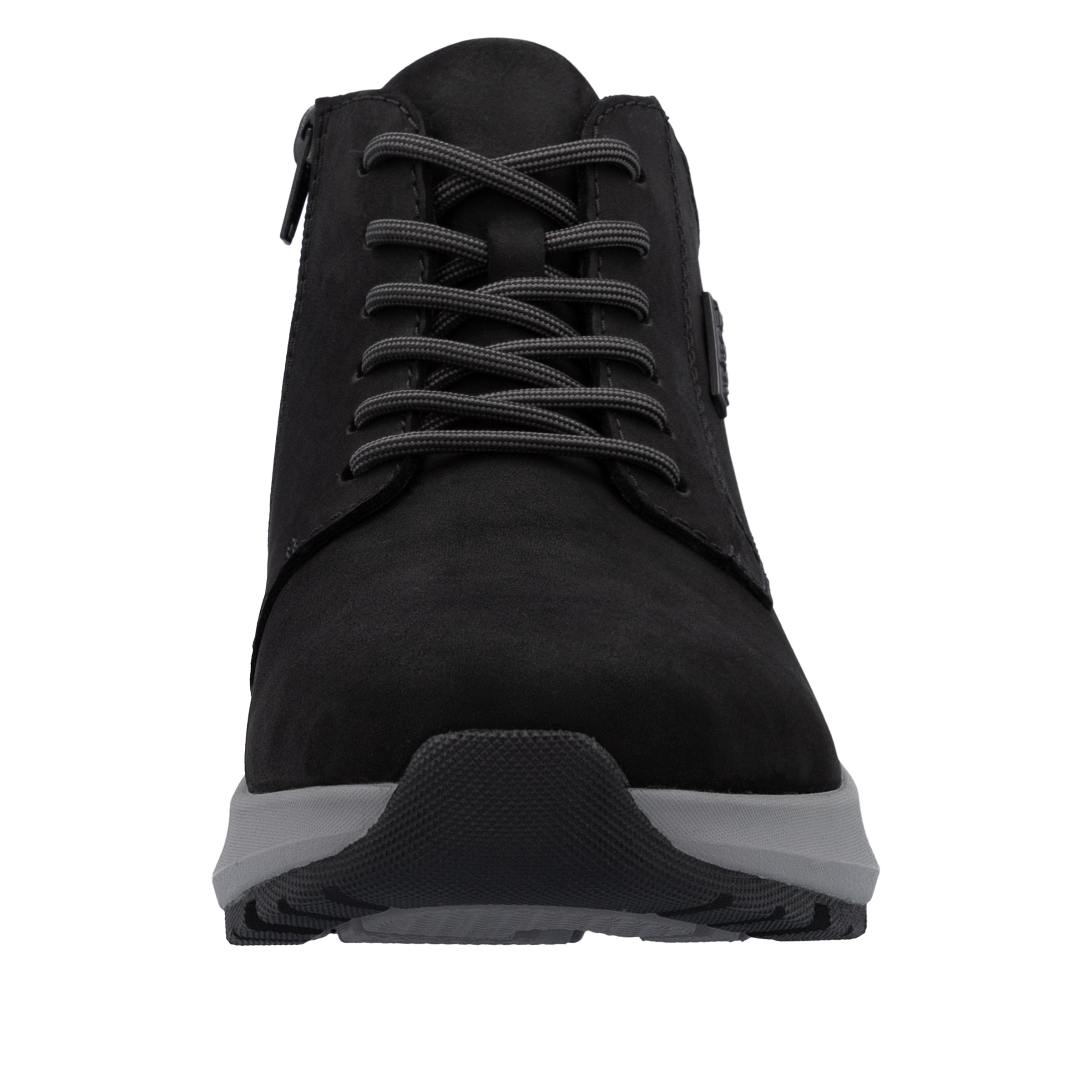 Sneakerboots RIEKER, Herren, Gr. 45, schwarz, Nubukleder, Schuhe Sneakerboots, Schnürboots, High Top Sneaker, Stiefelette mit riekerTEX-Membran 3