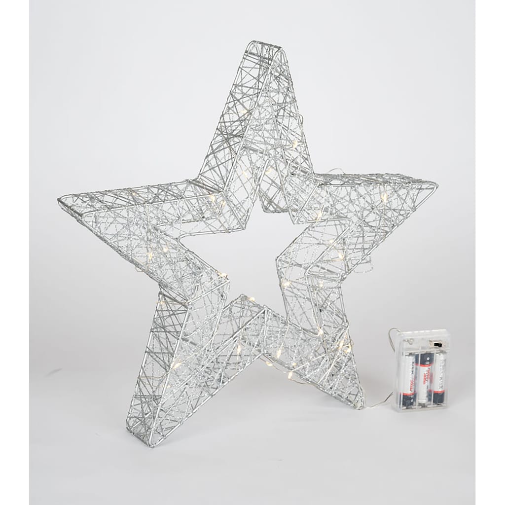 Star-Max LED Stern »Weihnachtsstern, Weihnachtsdeko«, 40 flammig-flammig, mit 40 stromsparende LEDs