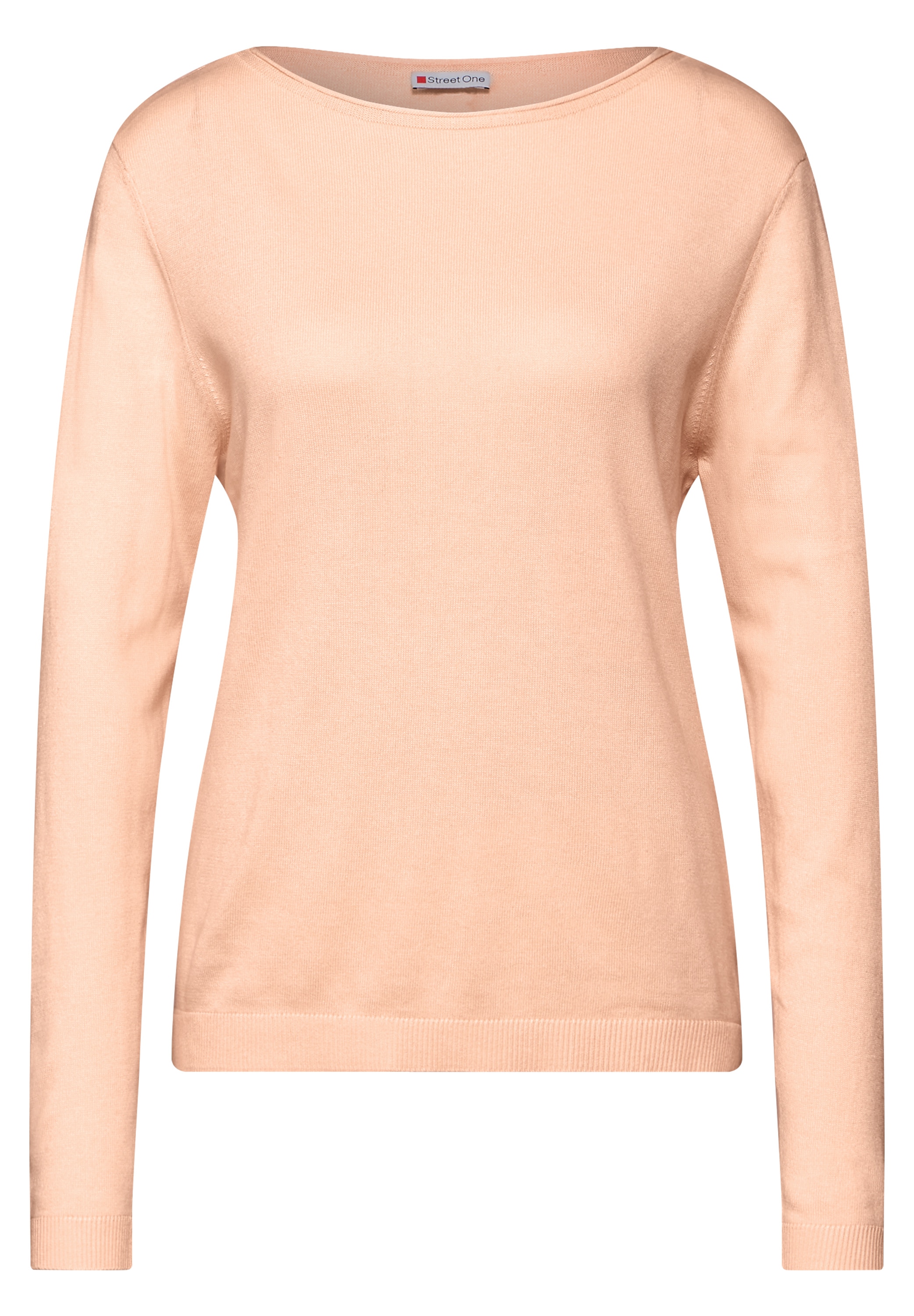 STREET ONE Strickpullover, mit U-Boot-Ausschnitt