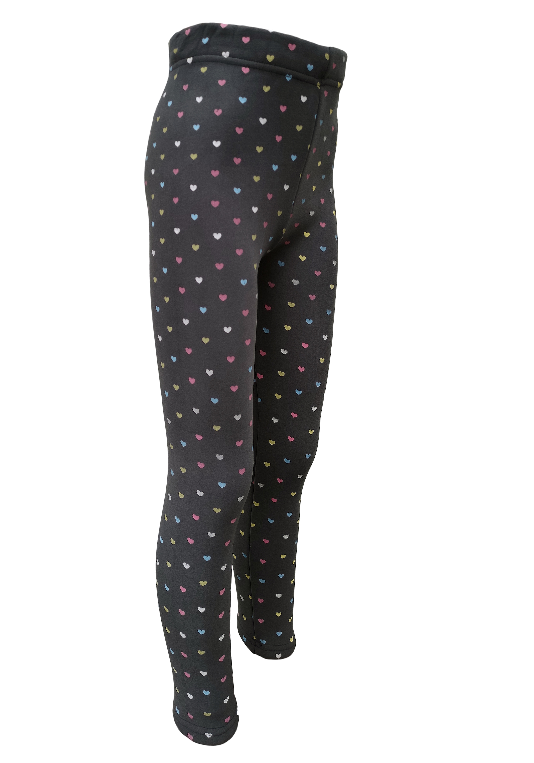 Trends »gefüttert«, Herzchen-Print | bestellen buntem mit Family BAUR Thermoleggings