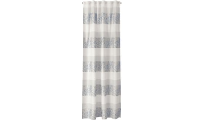 HOMING Vorhang »Kaleo«, (1 St.), Vorhang mit verdeckten Schlaufen Kaleo weiß /grau 140x245cm kaufen | BAUR