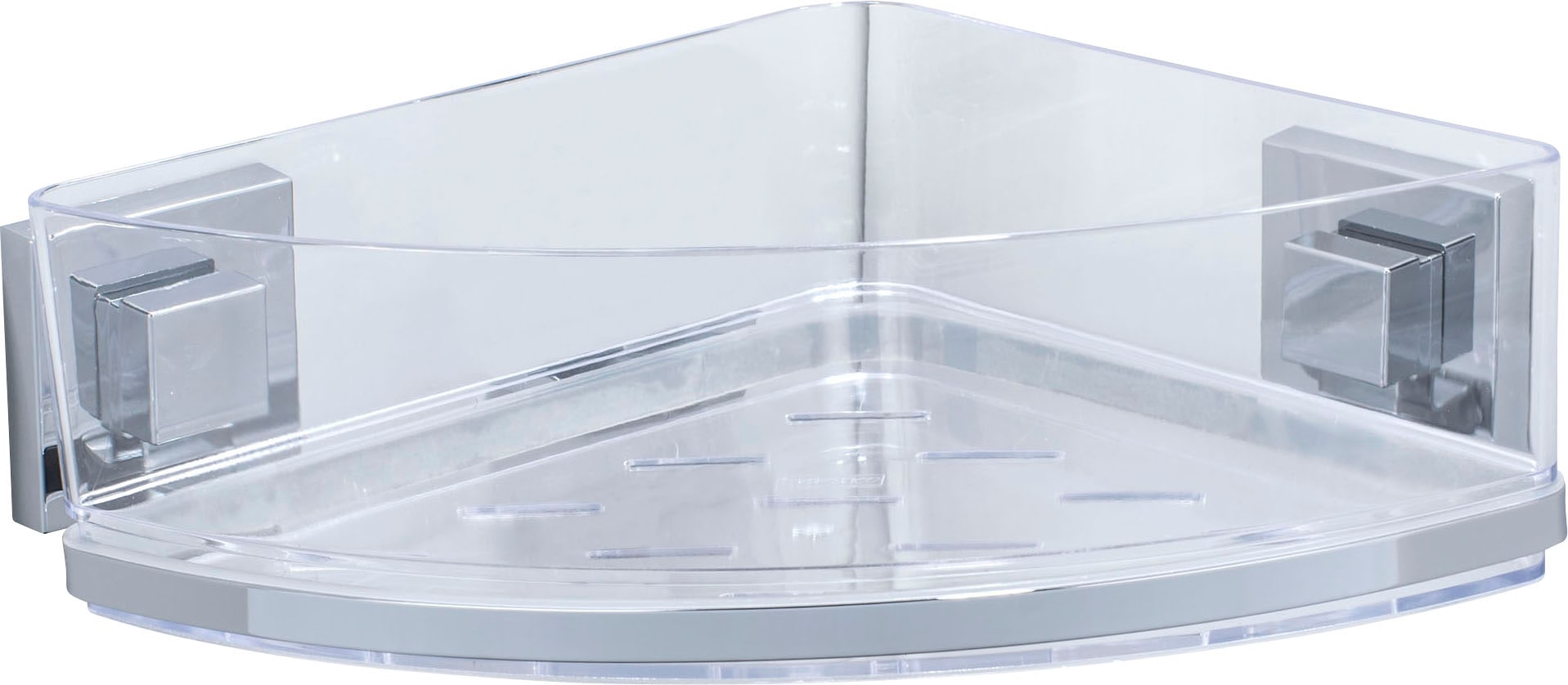 WENKO Eckregal »Vacuum-Loc Quadro«, 1 Etage