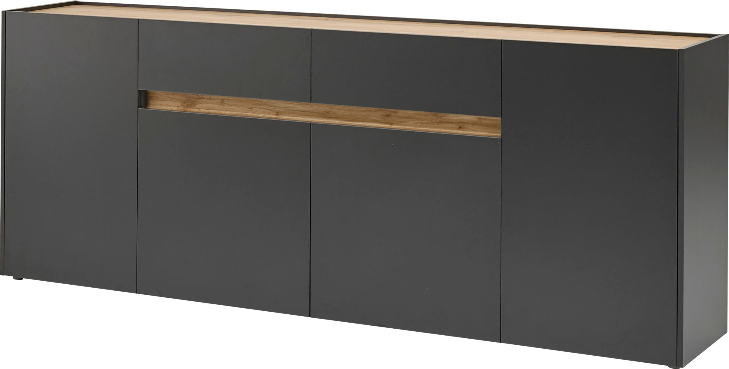 Home affaire Sideboard "City/Giron, moderner Schrank, Kommode, Stauraumschr günstig online kaufen