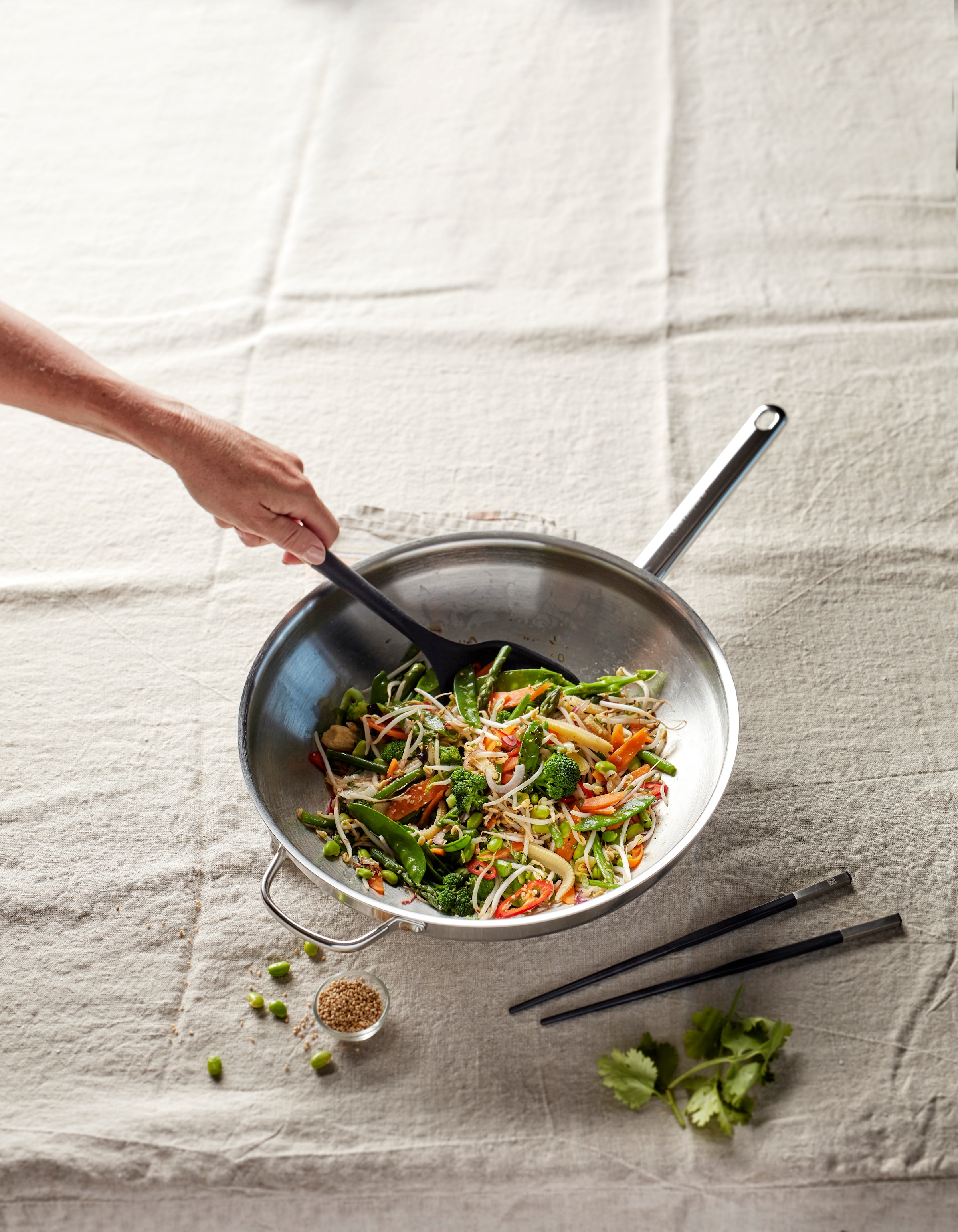 Zwilling Wok »Plus«, Edelstahl 18/10, (1 tlg.), Induktionsgeeignet