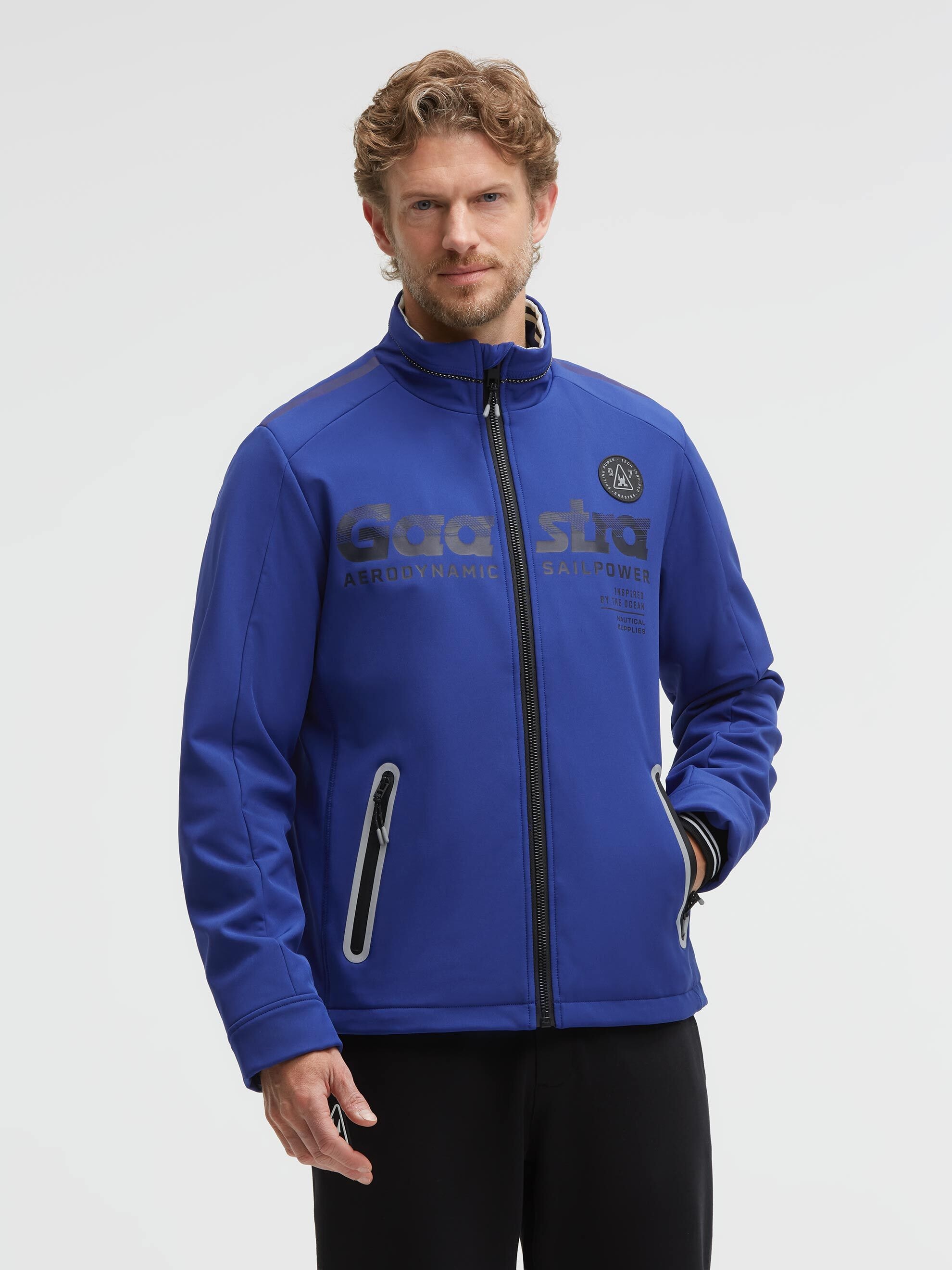 Gaastra Softshelljacke ohne Kapuze mit Windfangleiste