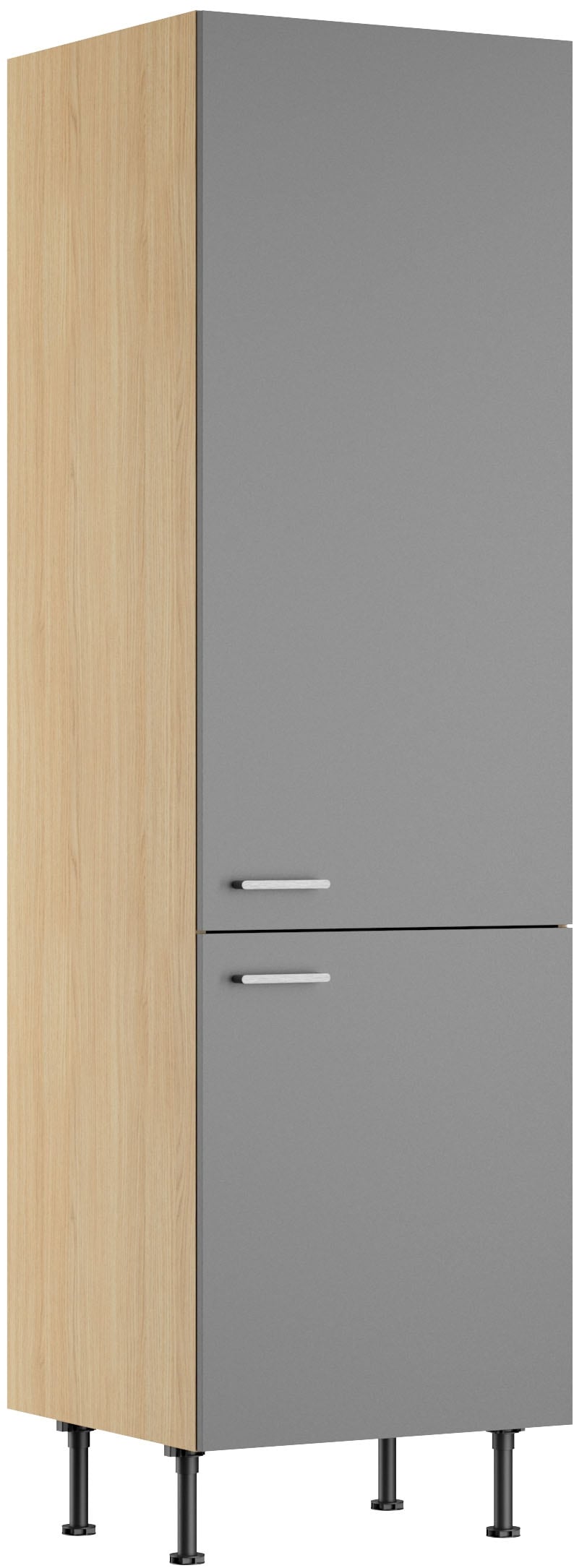 KOCHSTATION Vorratsschrank "KS-Lucy" Breite 60 cm, mit 2 Türen, Soft-Close, höhenverstellbare Füße
