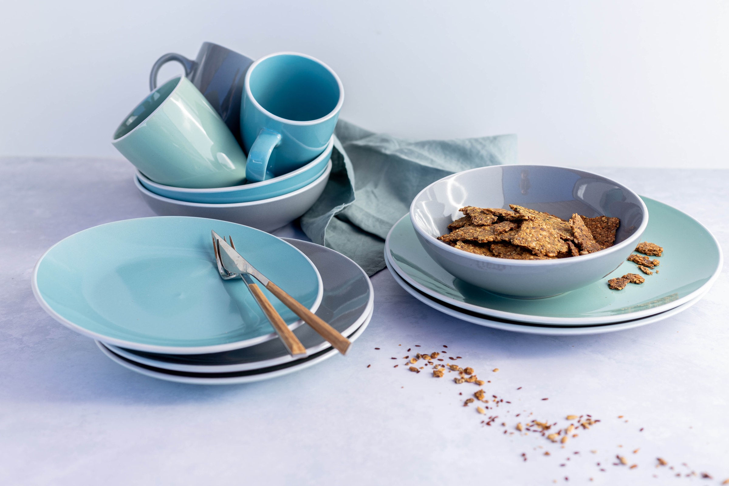 MÄSER Kombiservice »ELISSA, Geschirr-Set, Steinzeug«