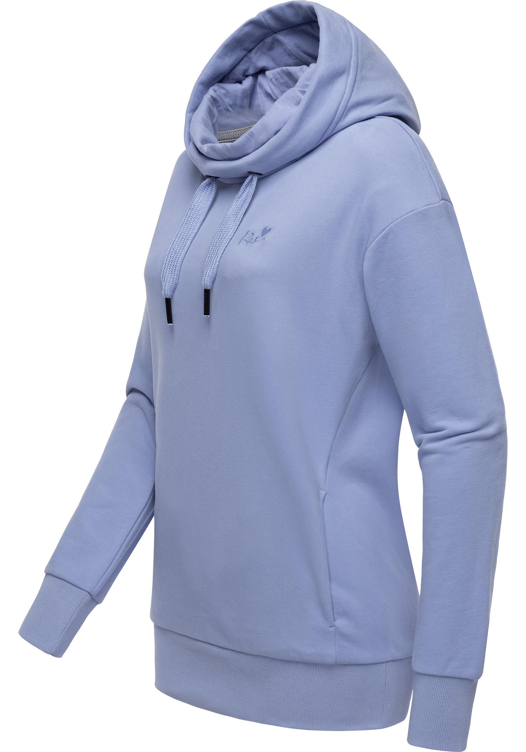 Ragwear Stehkragenpullover »Yodis«, modischer Kapuzenpullover mit hohem Kragen
