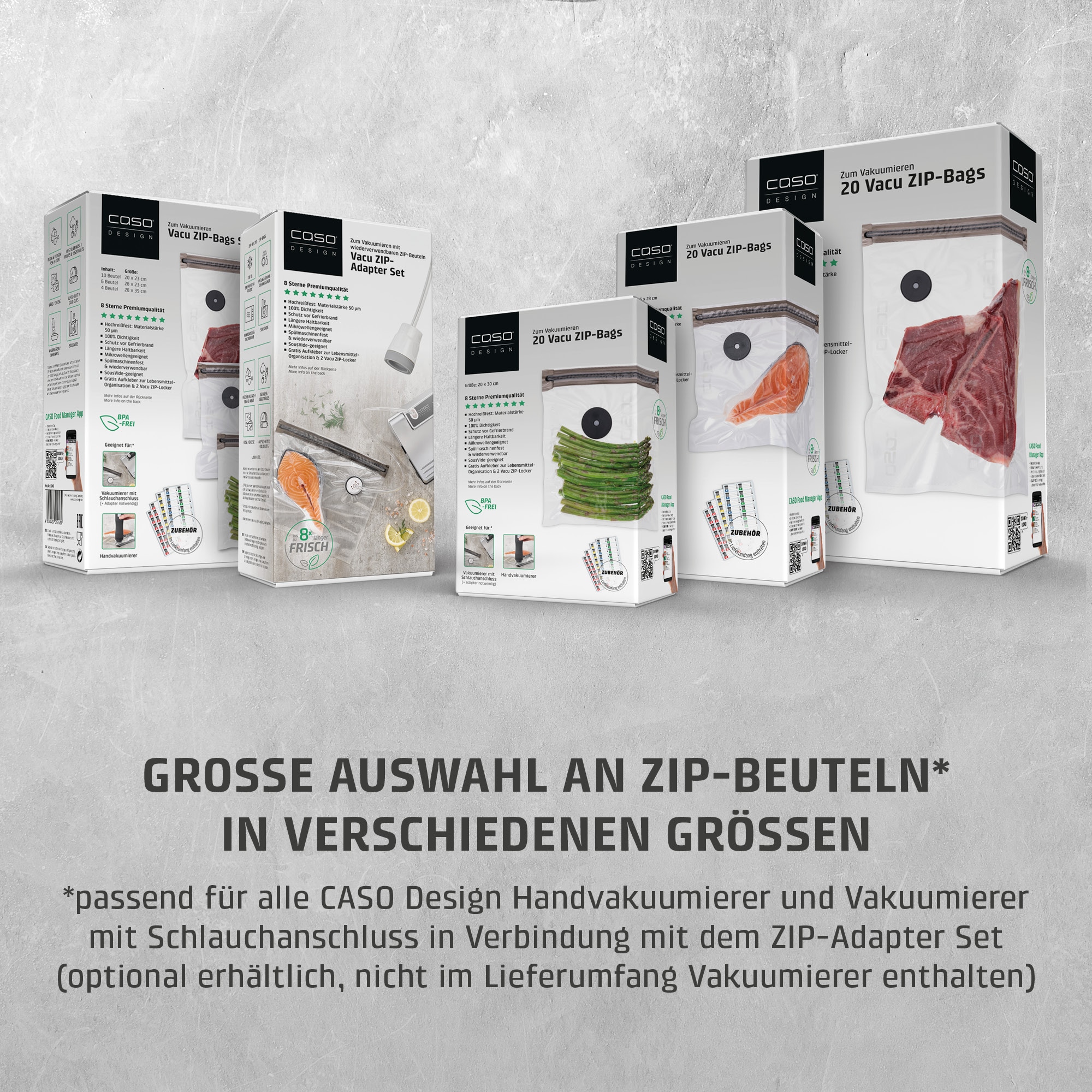 Caso Vakuumierer »1169 Vacu OneTouch Eco-Set«