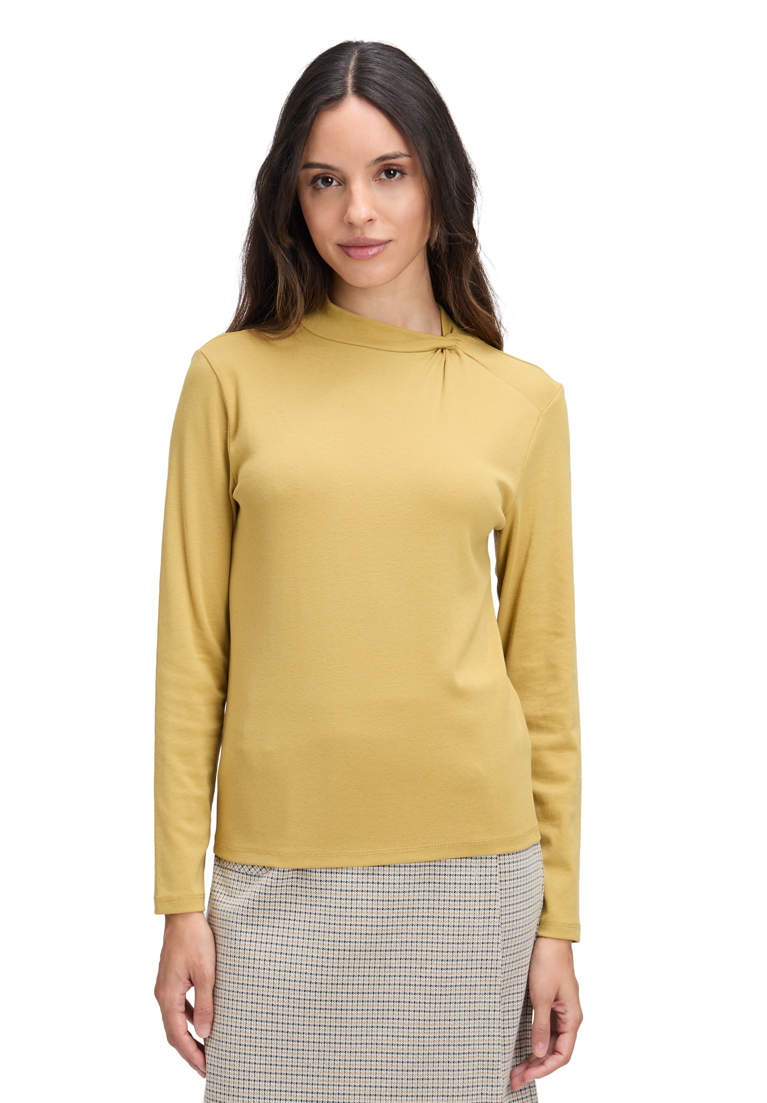 Cartoon Kurzarmshirt "Cartoon Damen Langarm-Shirt mit Kragen", (1 tlg.) günstig online kaufen
