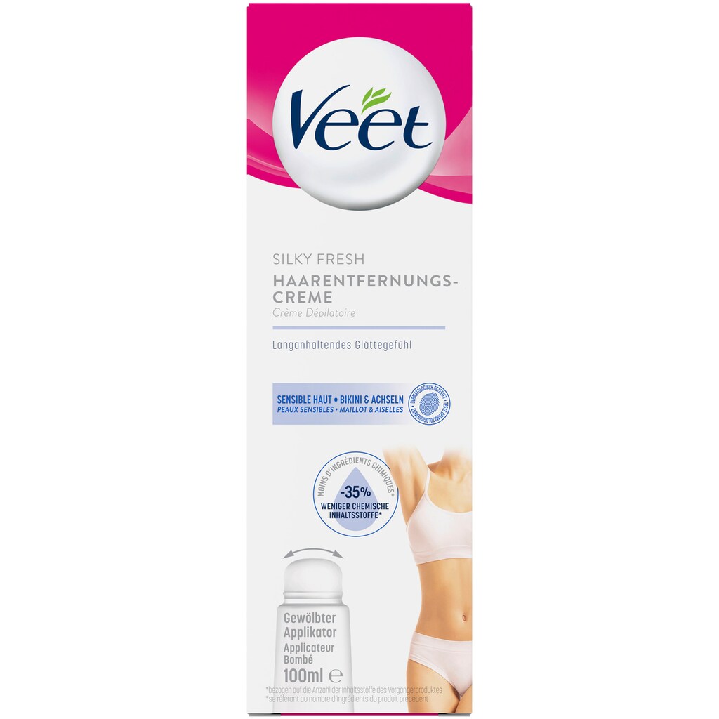 Veet Enthaarungscreme »Bikinizone & Achseln«, (Spar-Set, 6 St.)