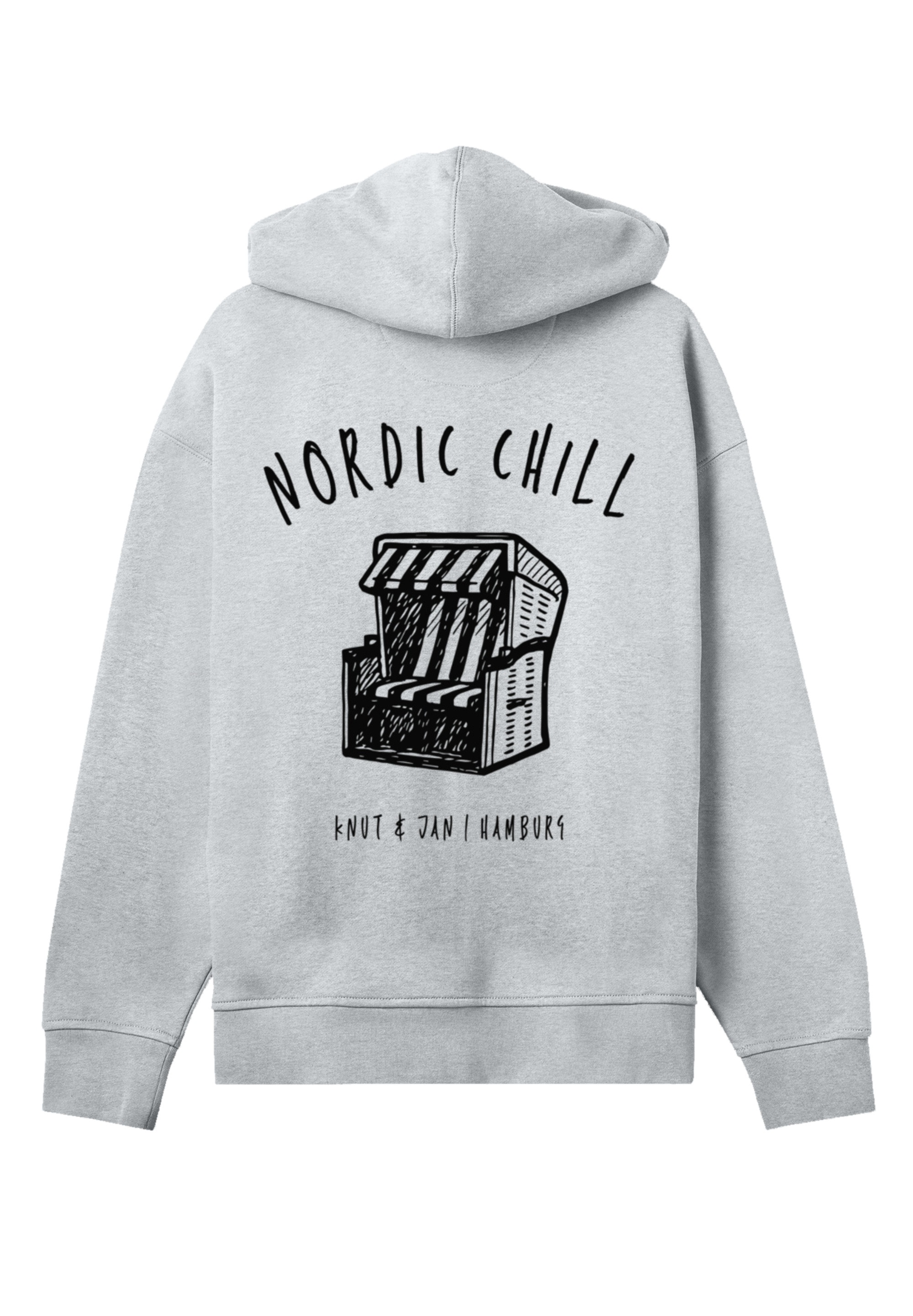 Thumbnail - F4NT4STIC Kapuzenpullover "Knut und Jan Scribble Logo" Osteee Kollektion, Urlaub, Ahoi Moin