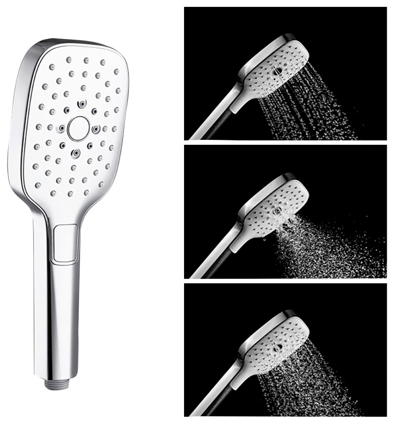 Marwell Handbrause "Silver Quattro" 3 verschiedenen Strahlarten, verchromt günstig online kaufen