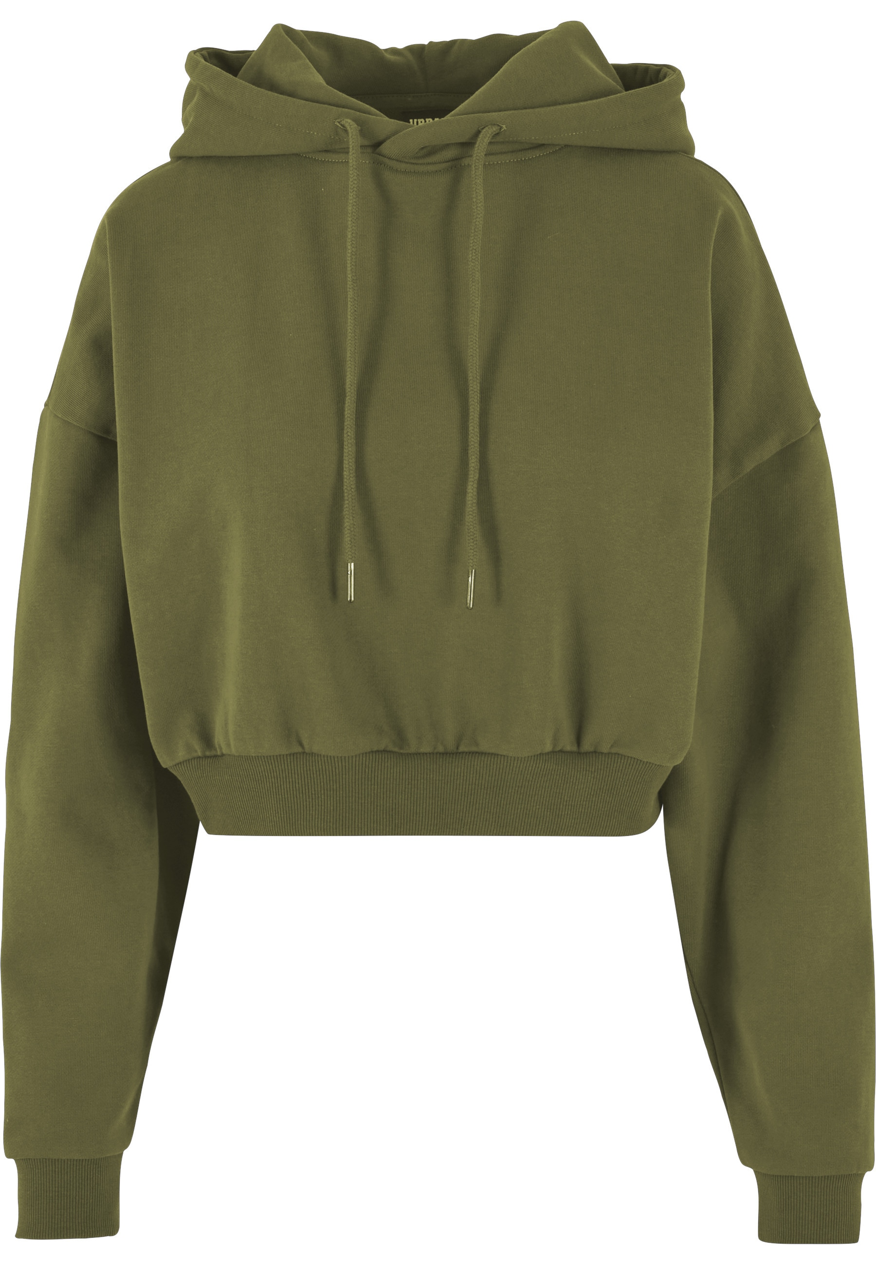 URBAN CLASSICS Kapuzensweatshirt »Urban Classics Damen Ladies Cropped Heavy Hoody«
