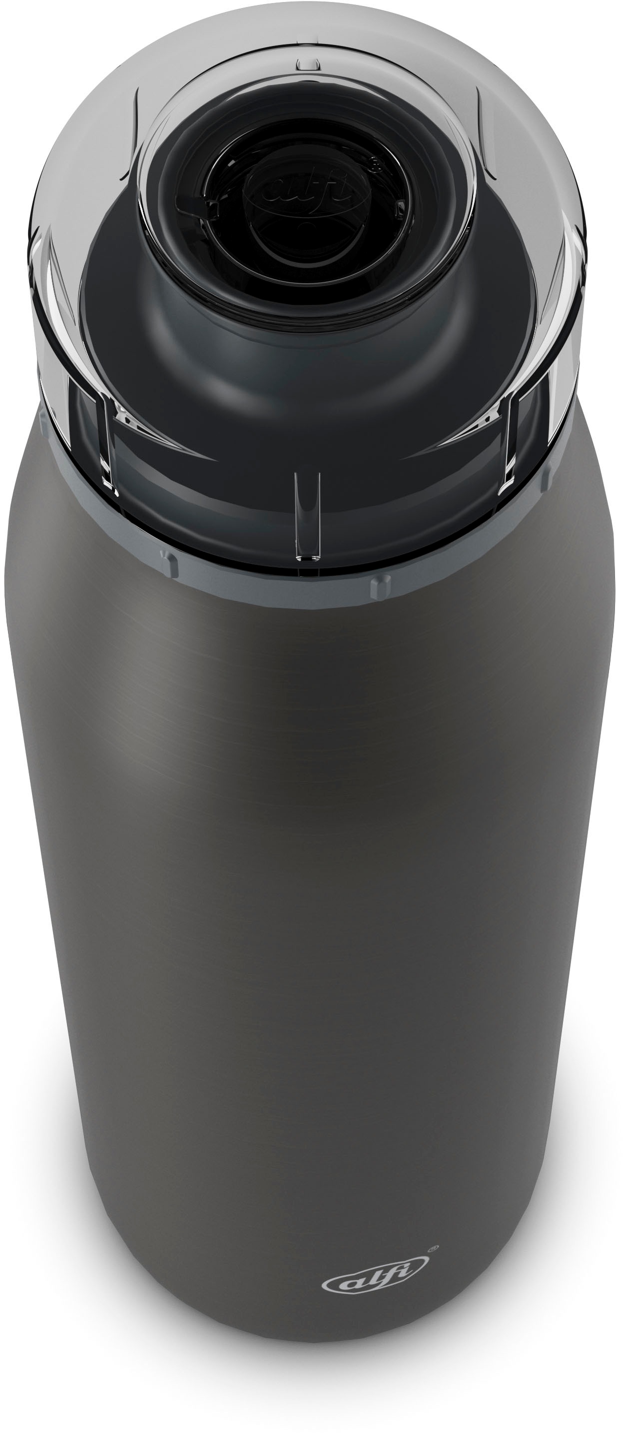 Alfi Isolierflasche »ISO BOTTLE, Edelstahlkörper, spülmaschinenfest«, (1 tlg.), 0,5l, 12h heiß & 24h kalt, Trinköffnung mit konsistentem Trinkfluss