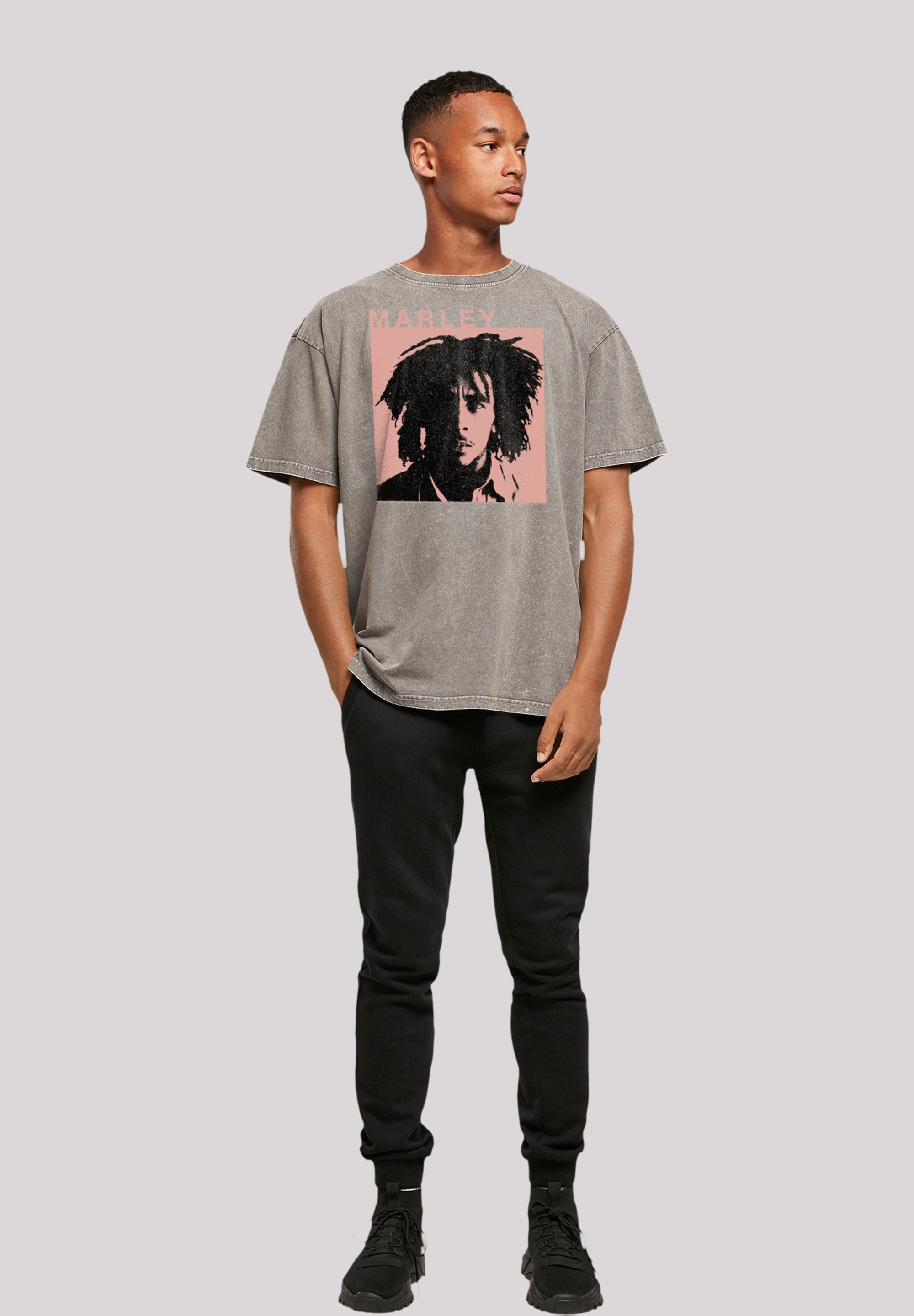 F4NT4STIC T-Shirt »Bob Marley Reggae Music by Rock Off«, Premium Qualität, Musik