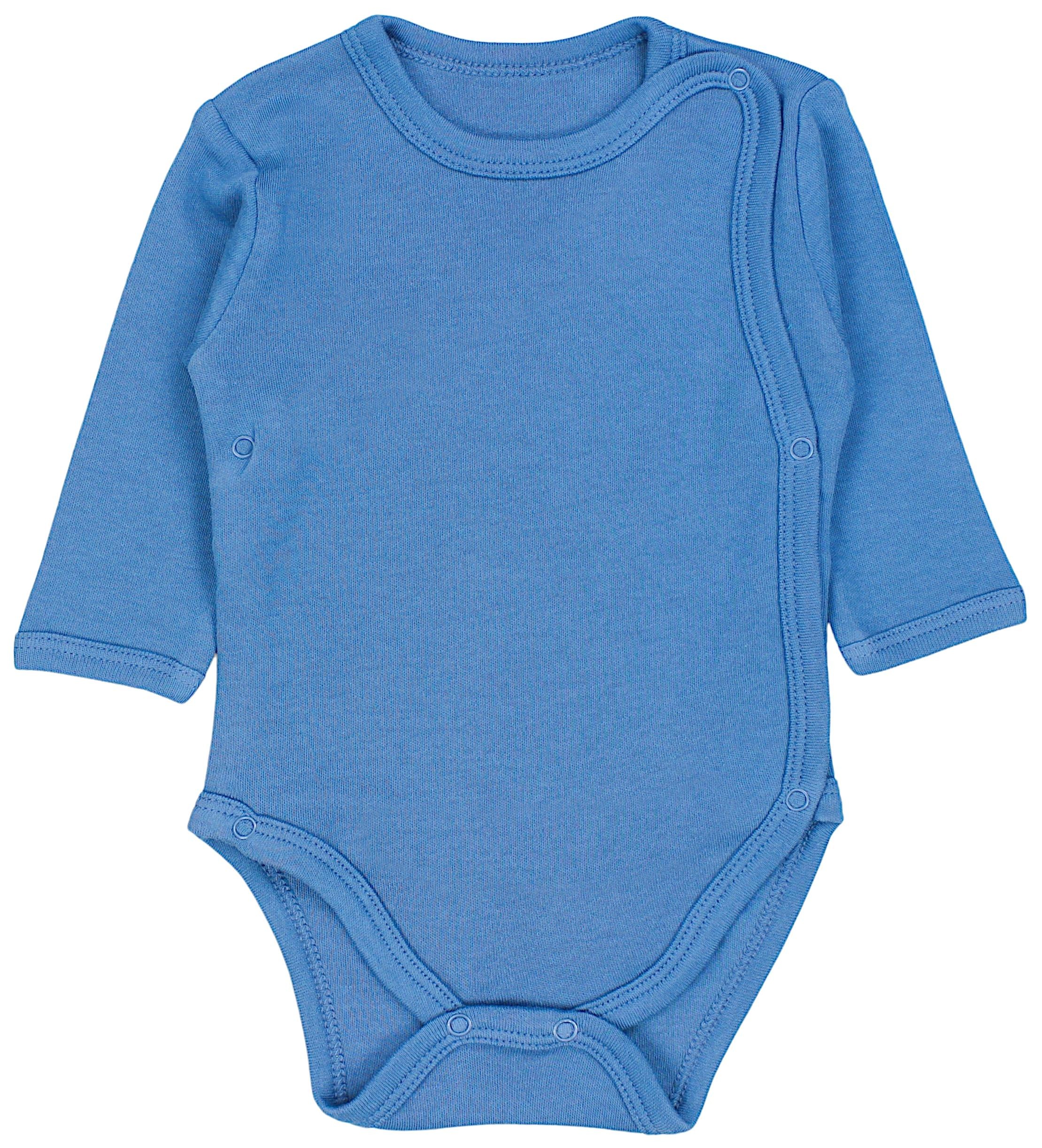 TupTam Langarmwickelbody »Wickelbody Baby Langarm Wickelbody im 5er Set«