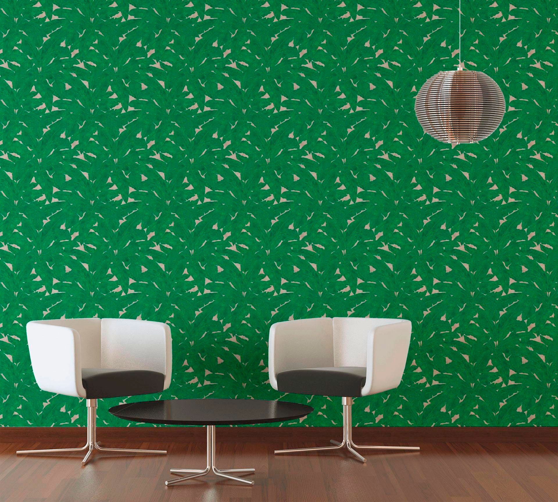 living walls Vliestapete »Metropolitan Stories Francesca Milano«, Wald-natürlich-floral, Modern Tapete Wald Tapeten Wohnzimmer Schlafzimmer Küche Design Optik