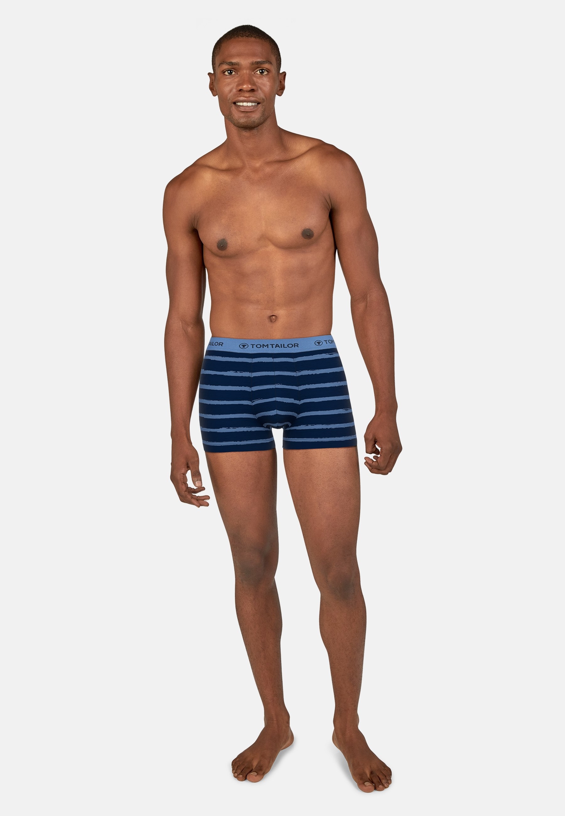 TOM TAILOR Boxershorts »Buffer«, (3er Pack), mit Logobund