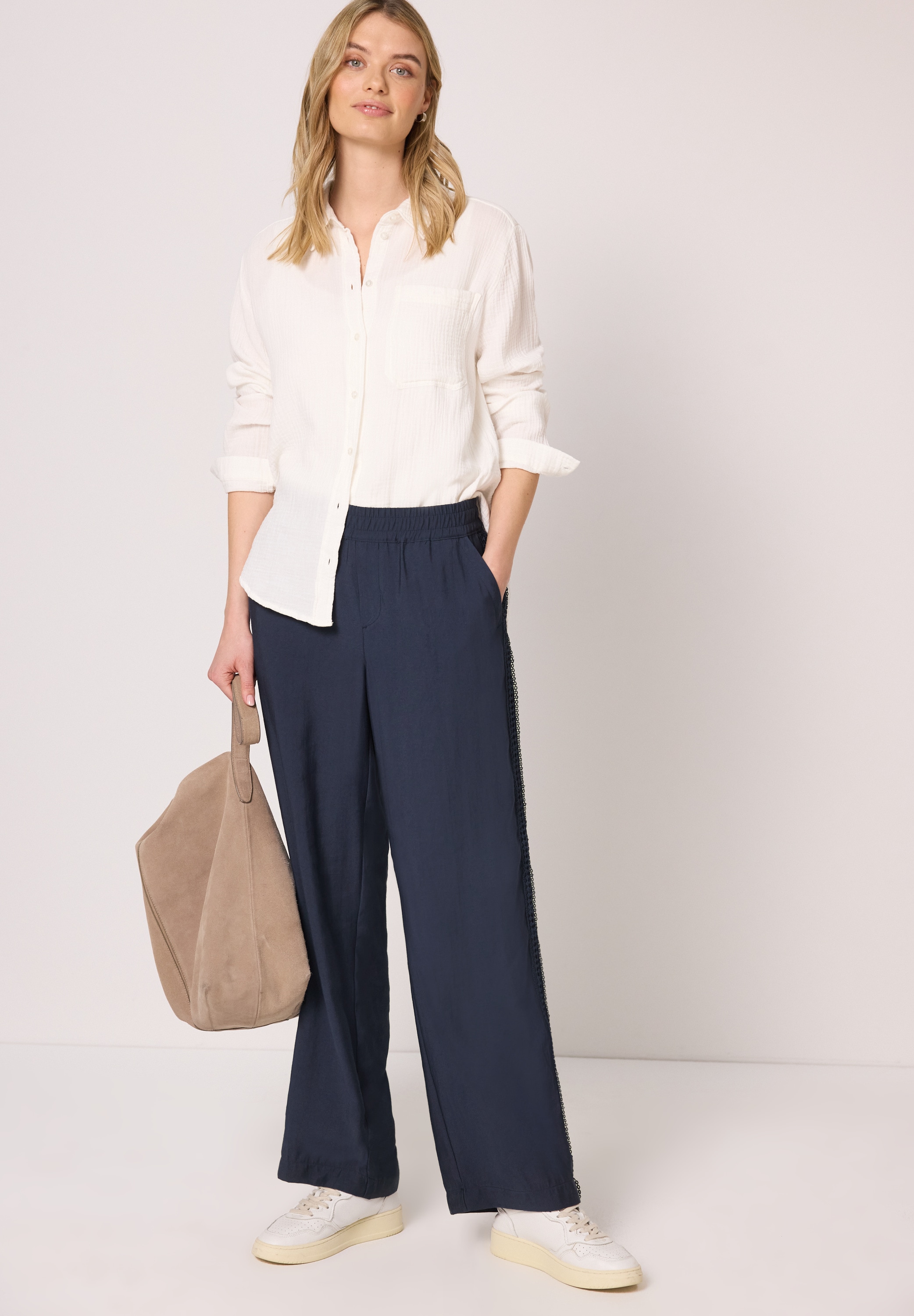 STREET ONE Stoffhose  High Waist