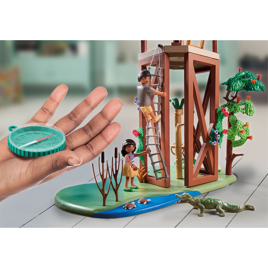 Playmobil® Konstruktions-Spielset »Wiltopia - Forschungsturm mit Kompass (71008), Wiltopia«, (203 St.)