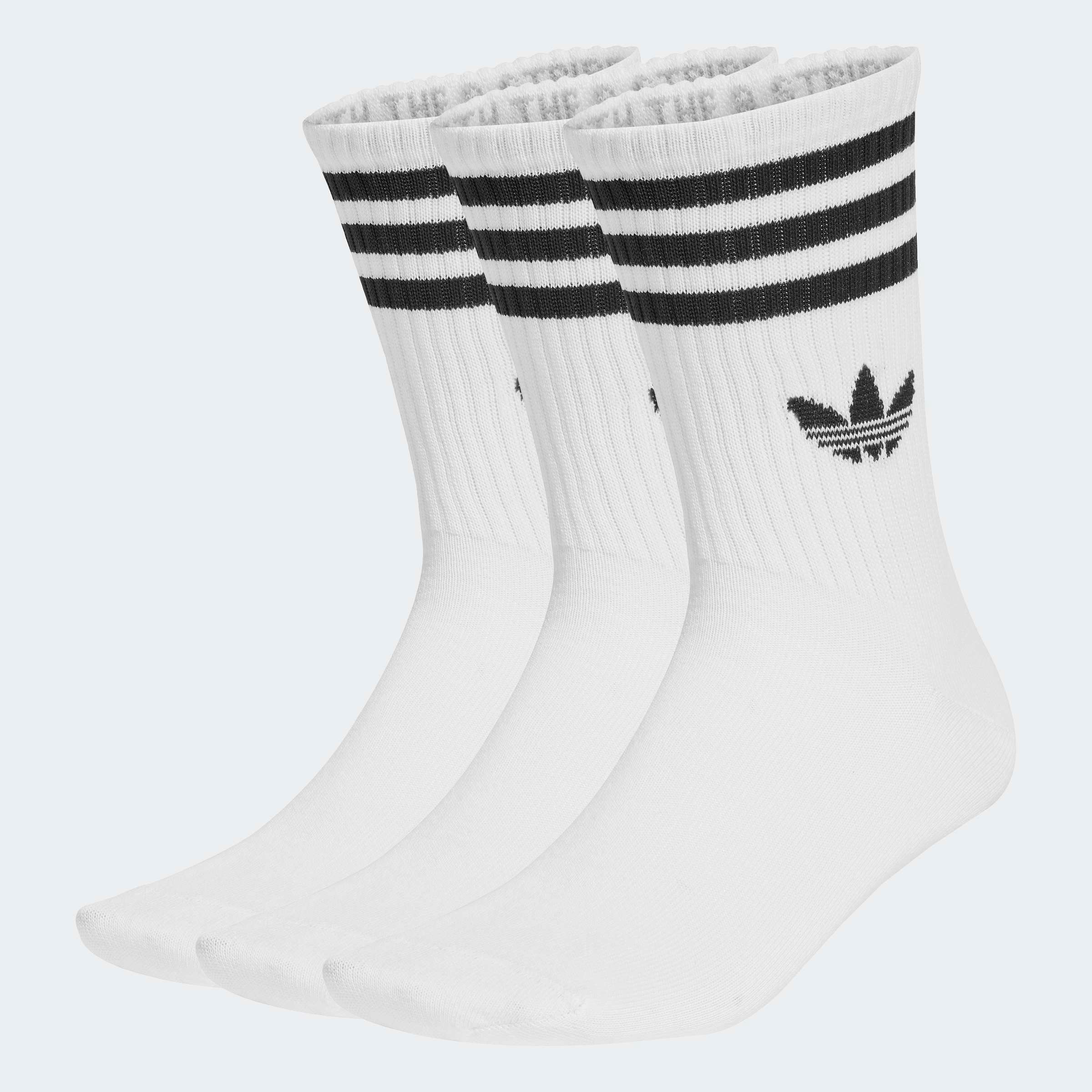 adidas Originals Sportsocken "3-STREIFEN CREW 3ER-PACK" 3 Paar tlg. knöchellange Passform, mit 3-Streifen