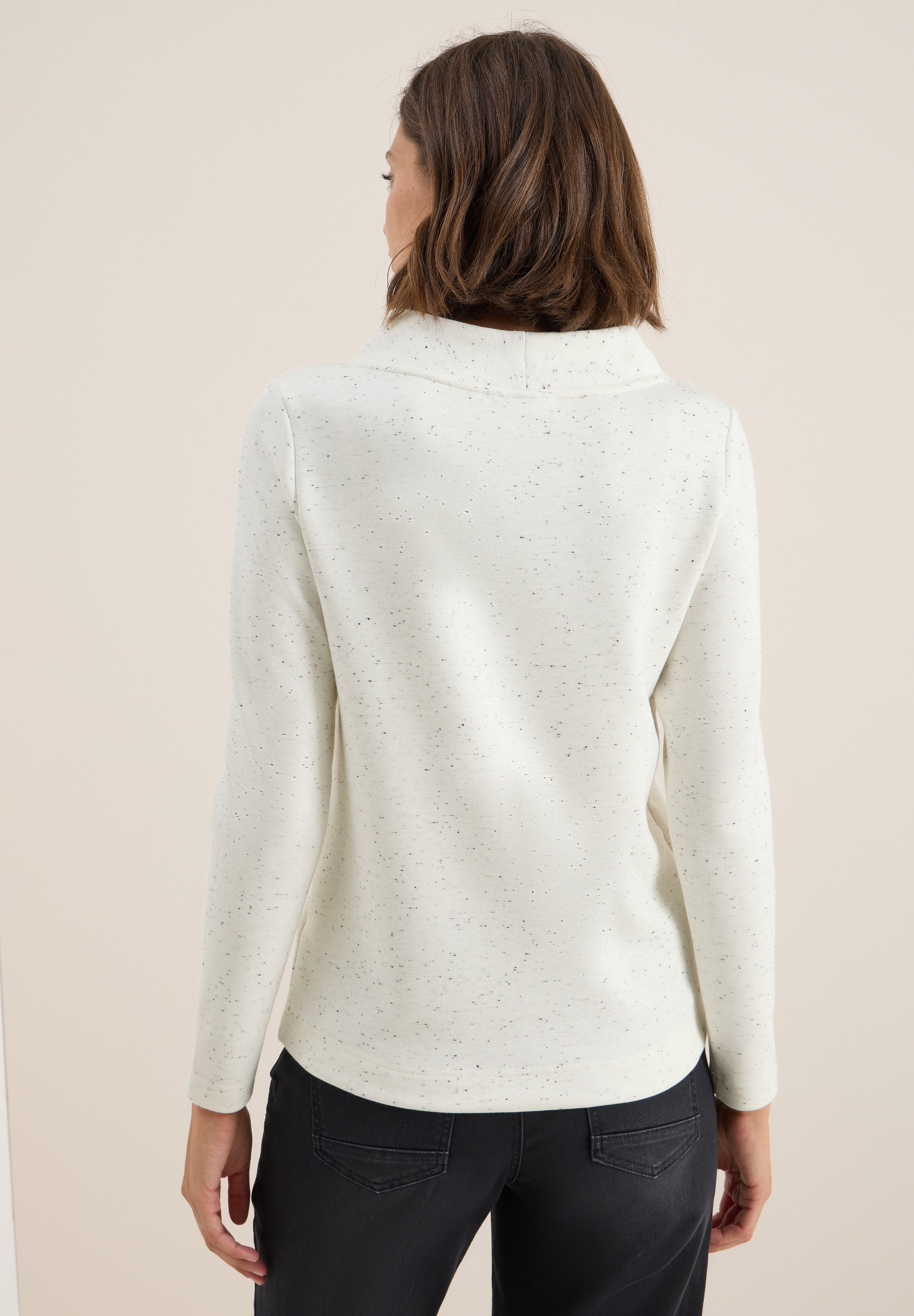 Cecil Langarmshirt, mit Struktur-Muster