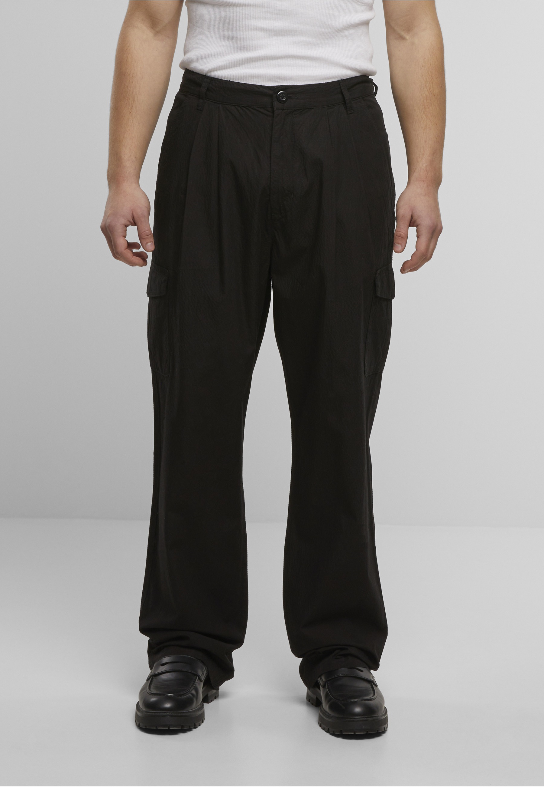 URBAN CLASSICS Cargohose »Urban Classics Wide Pleated Cargo Pants«