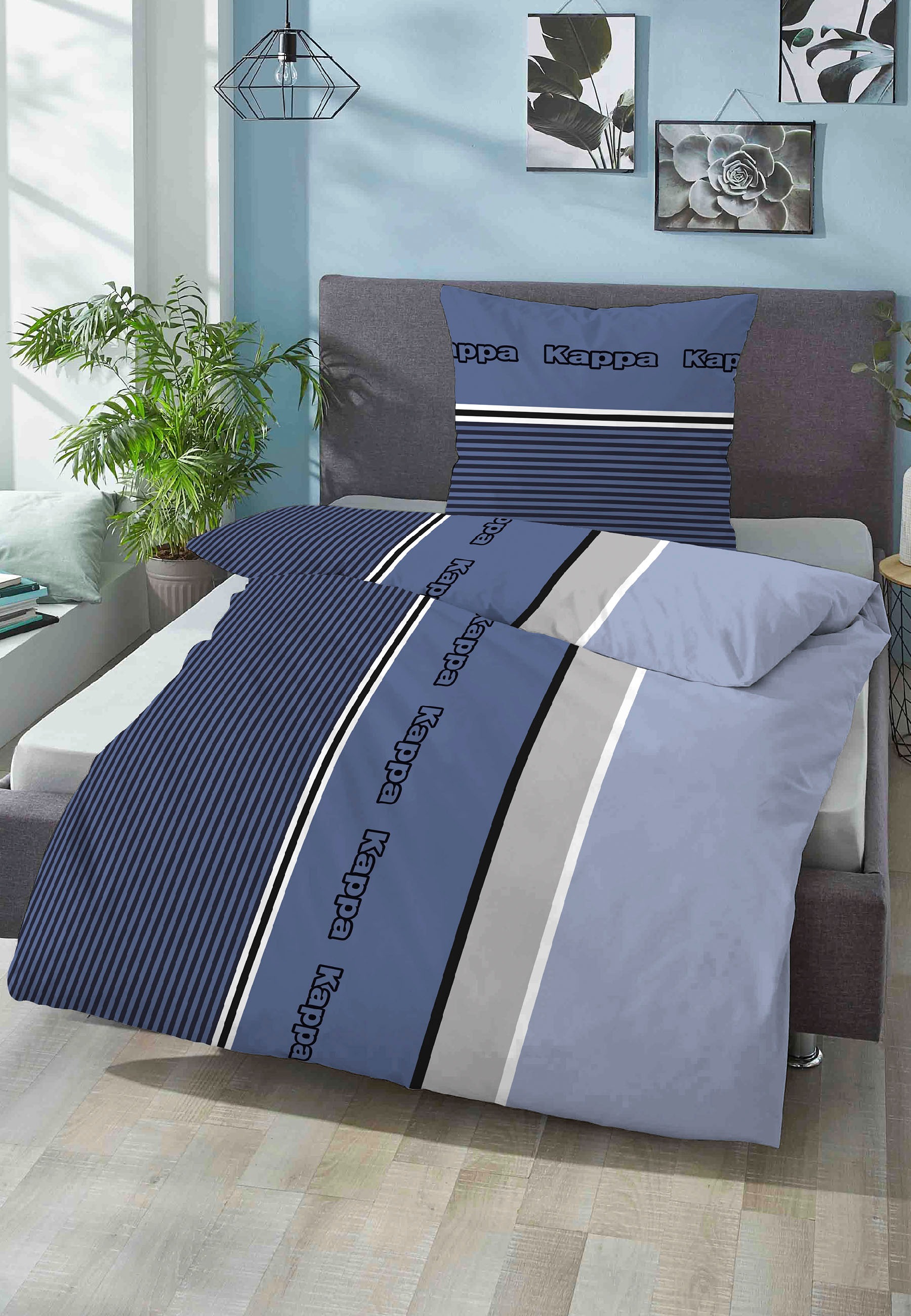 Kappa Bettwäsche "Sofia" 2 Stk. pflegeleichte + feinfädige Qualität, 100% B günstig online kaufen