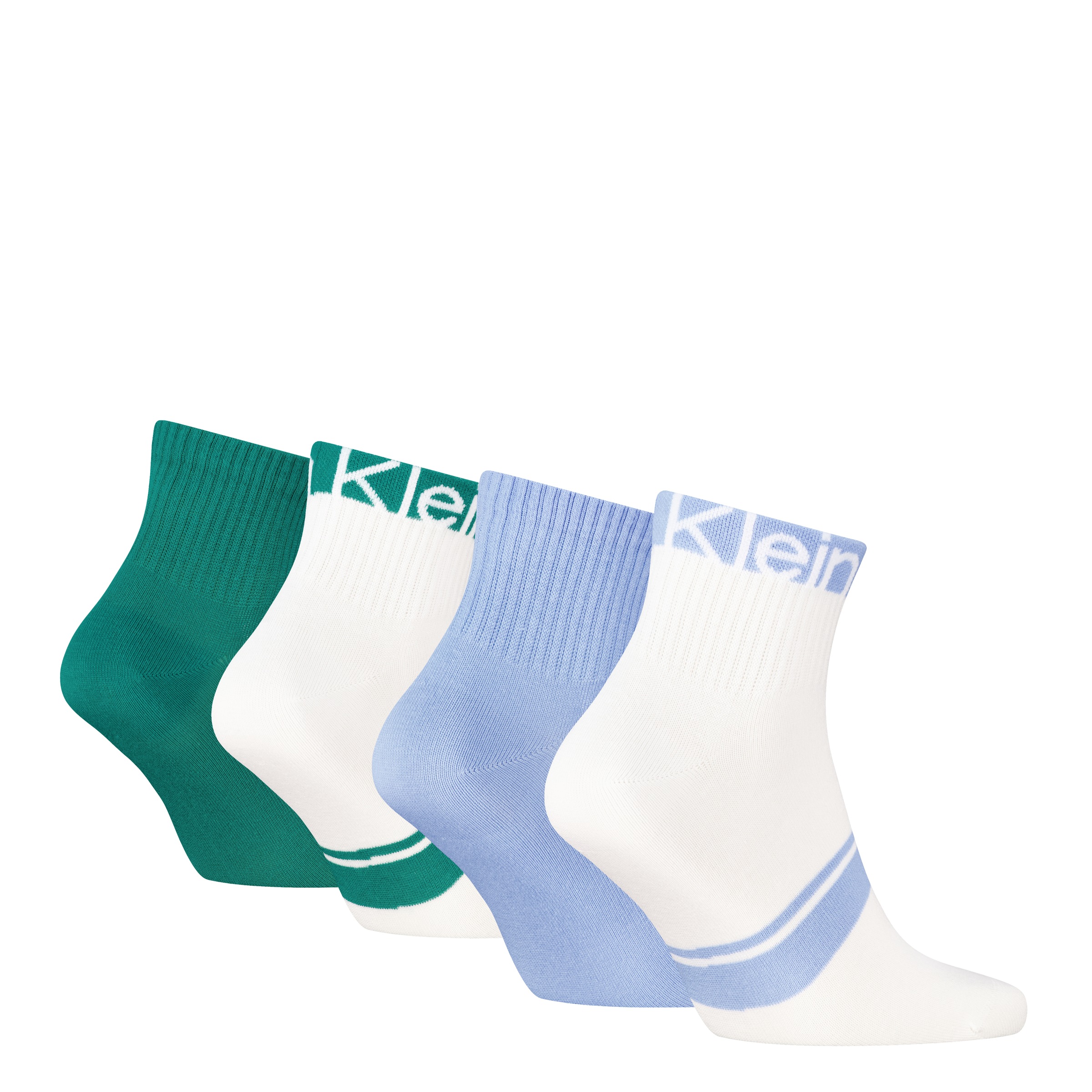 Calvin Klein Kurzsocken "CK MEN QUARTER 4P LOGO STRIPE ECOM" 4 Paar günstig online kaufen