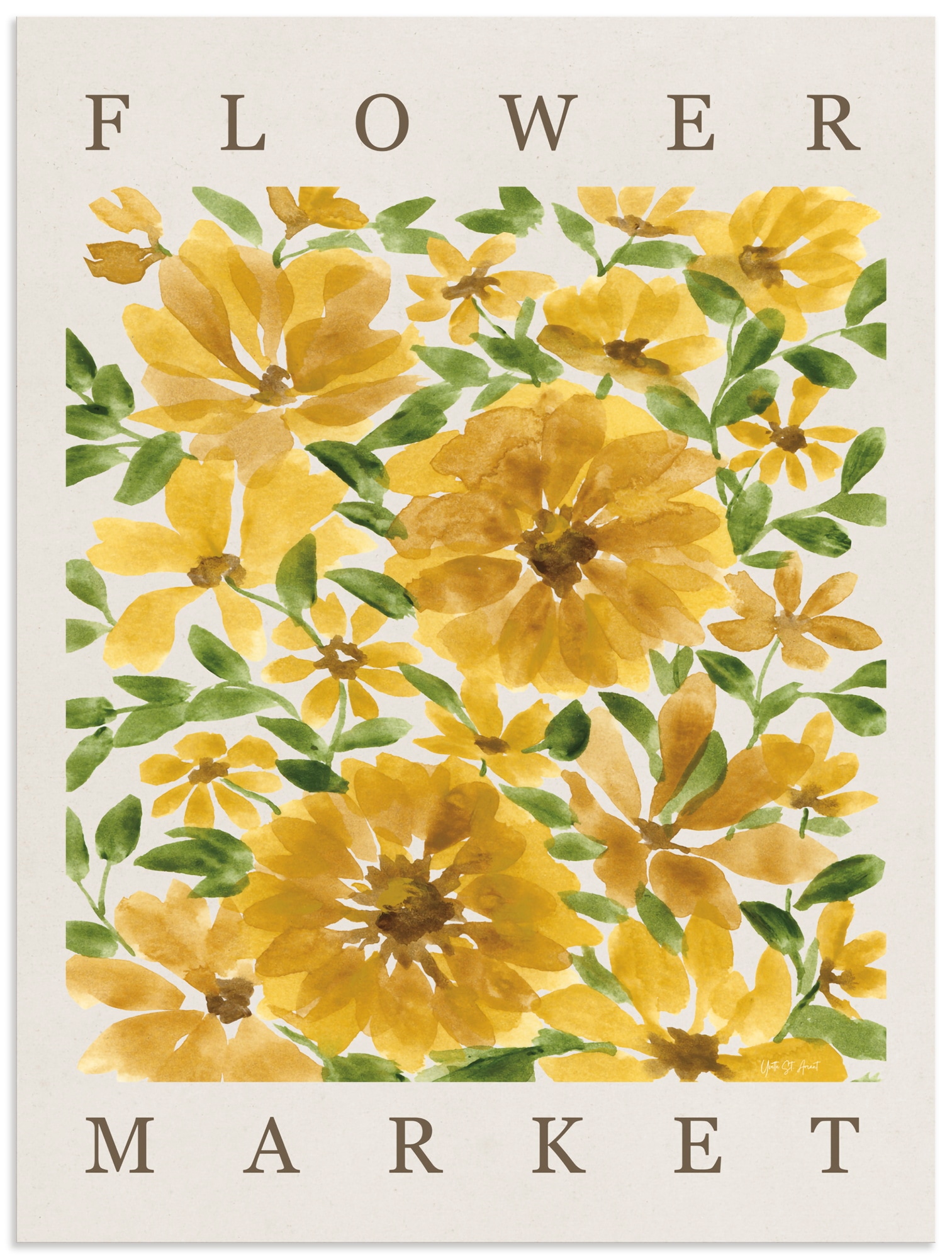 Artland Wandbild "Sunflower Blooms" Blumenbilder 1 Stk. tlg. als Alubild, Leinwandbild, Poster, Wandaufkleber in verschied. Größen