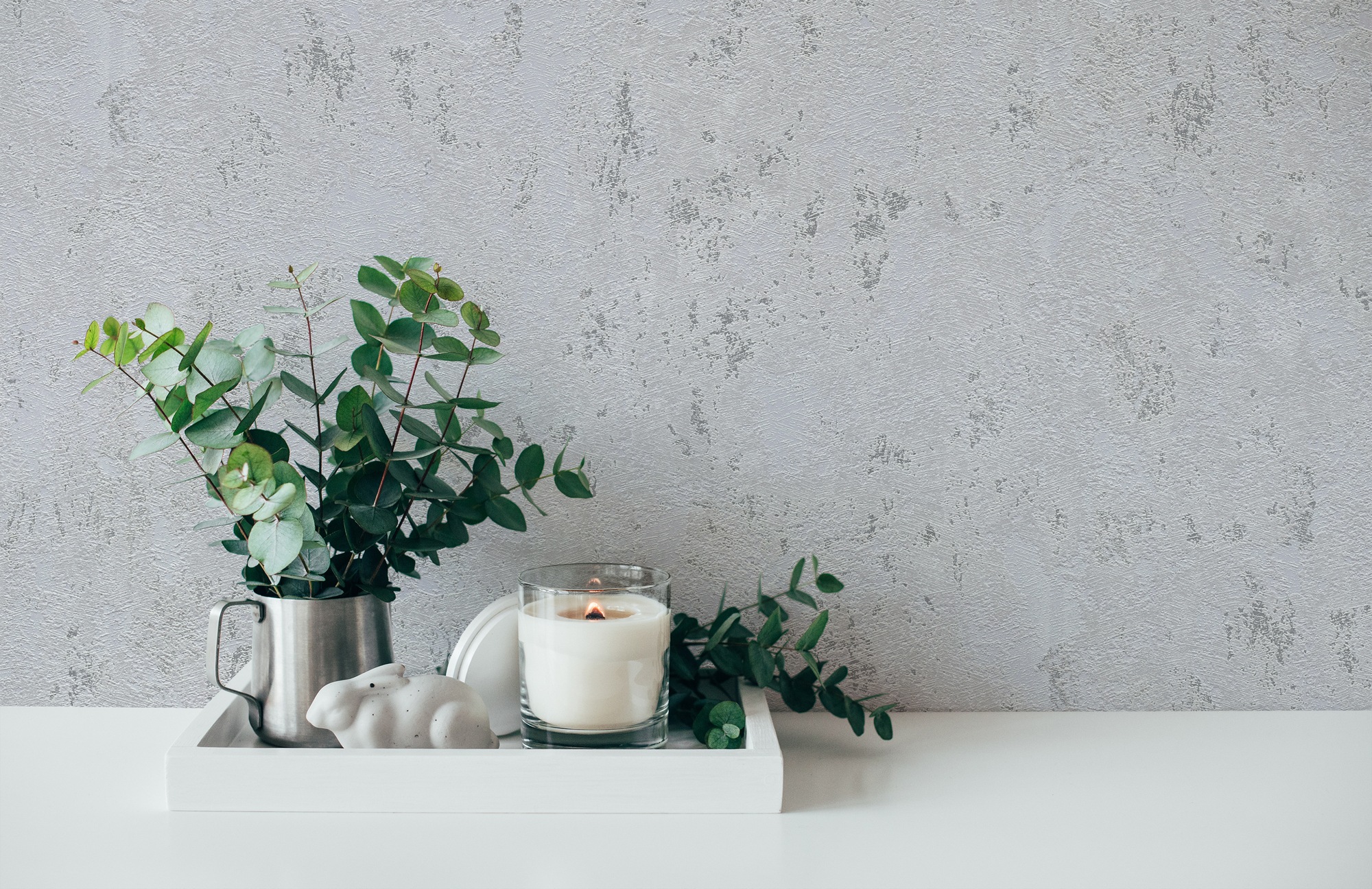 A.S. Création Vliestapete »Casual Living Struktur-Tapete Unitapete Putzoptik Putzoptik«, leicht glänzend, Vliestapete einfarbig für Schlafzimmer Küche Wohnzimmer Struktur Flur