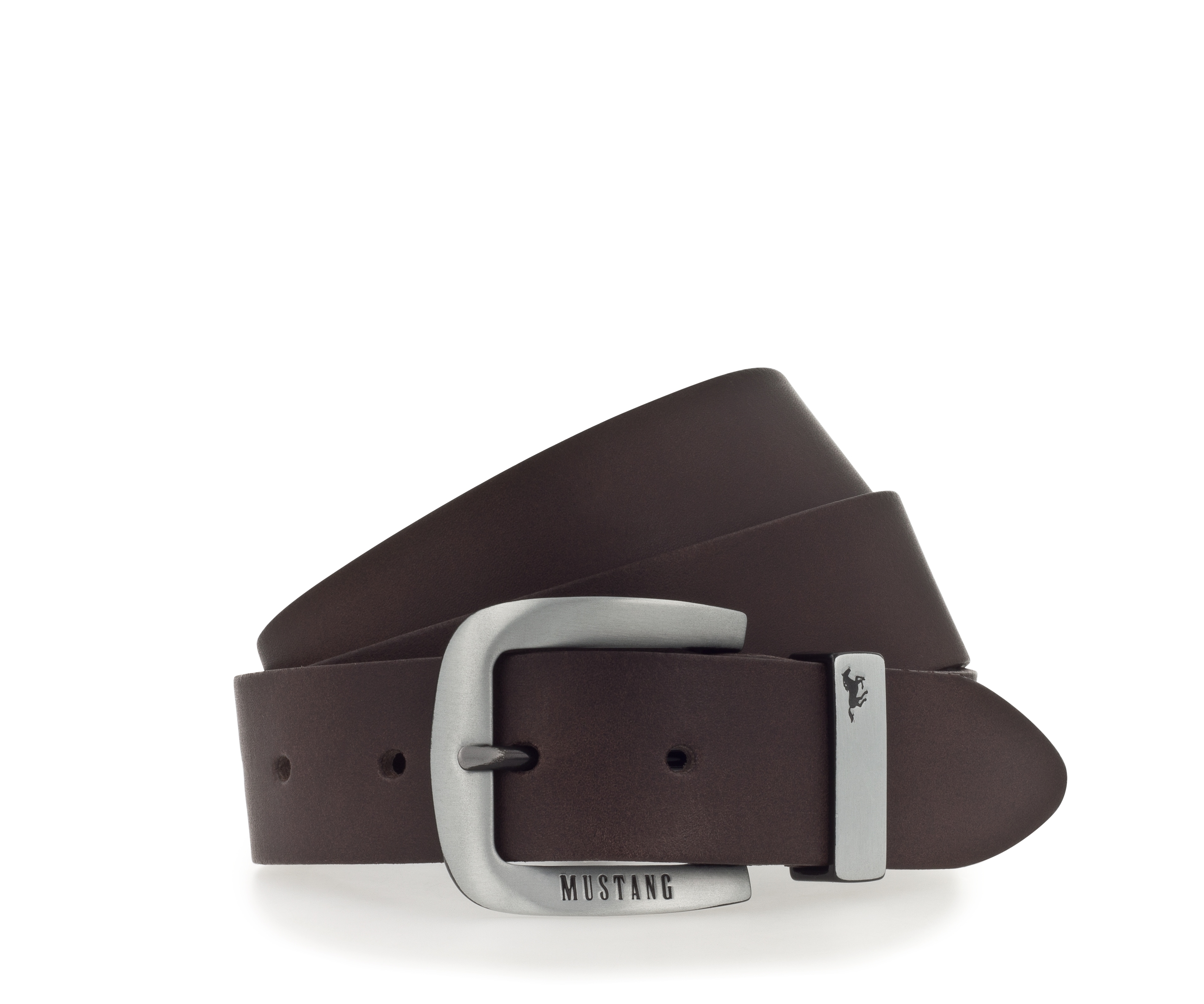 MUSTANG Ledergürtel ""Franklin"" mit Überlänge, 3,5 cm breit, aus Rindsleder